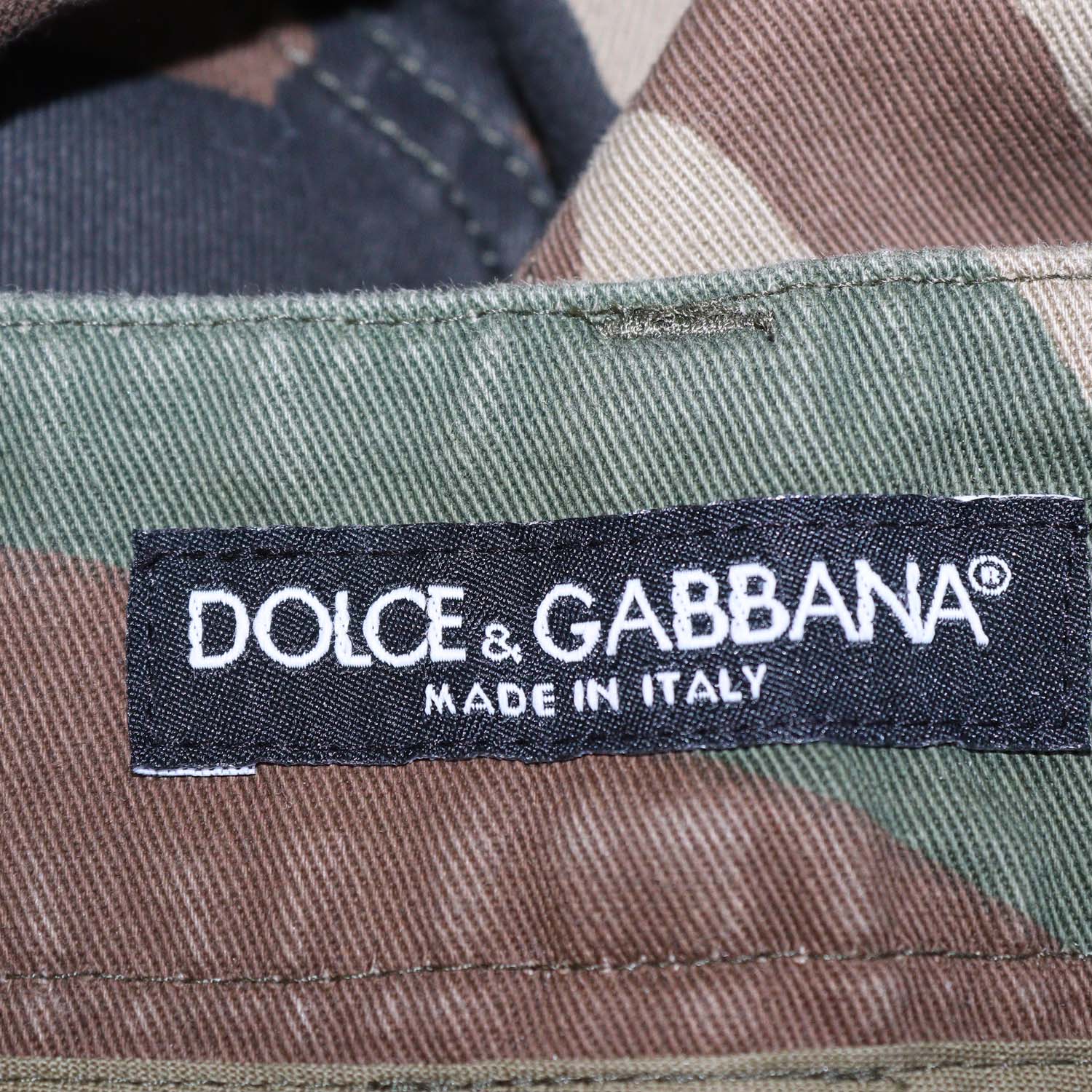 Dolce & Gabbana Multicolor Camouflage Cargo Pants