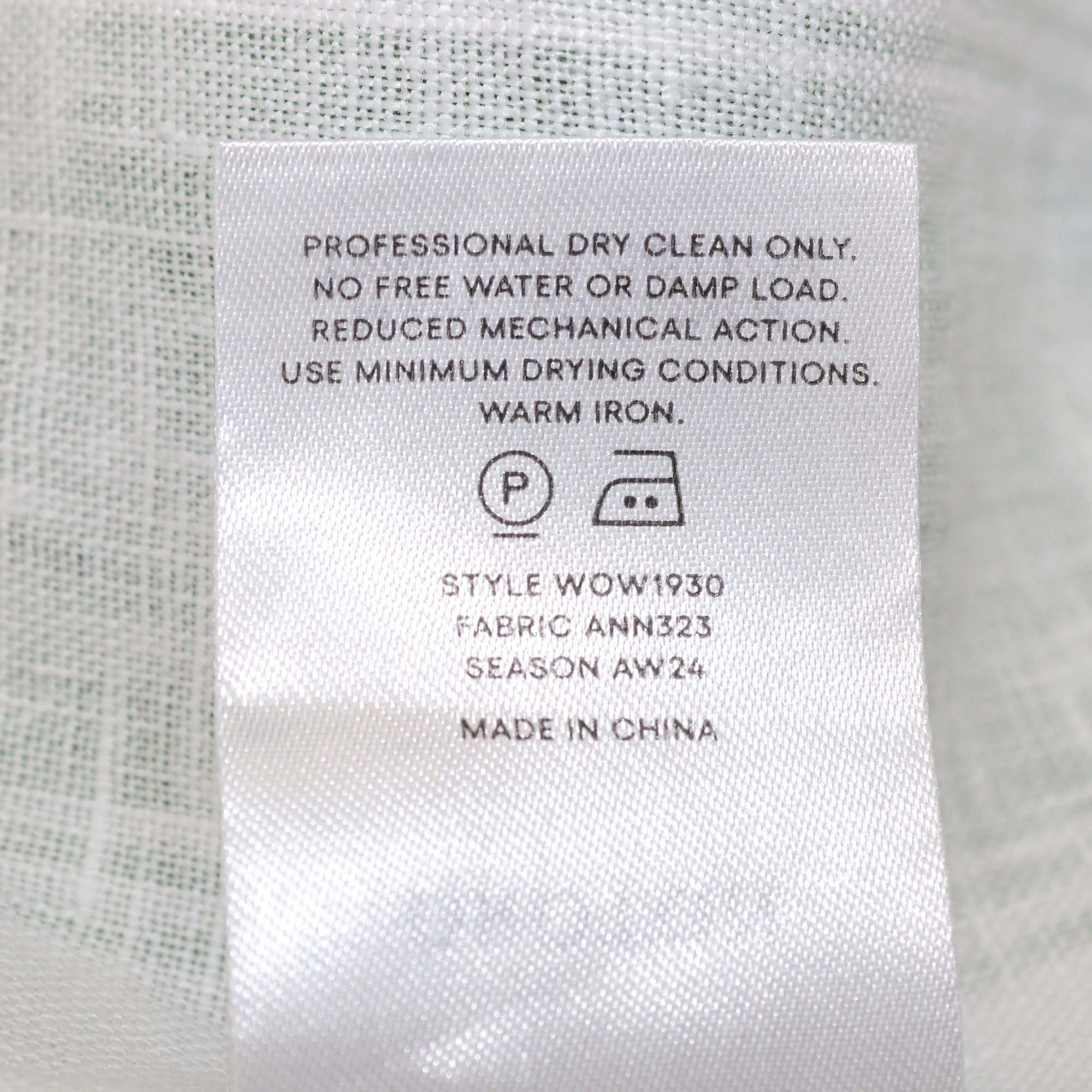 Oraton Green/White Deckchair Striped Linen Mini Robe