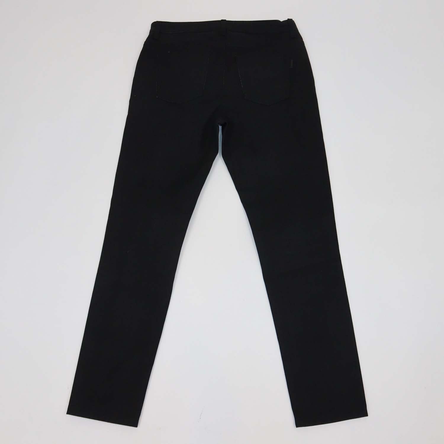 Saint Laurent Black Cotton Straight Leg Jeans