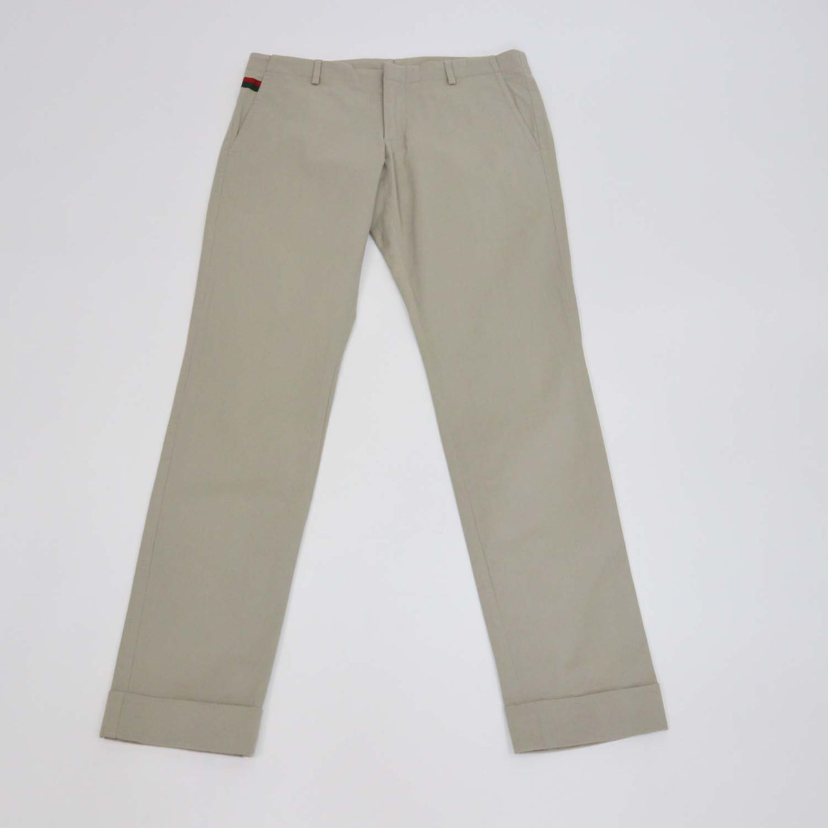 Gucci Beige Cotton Chino Pants