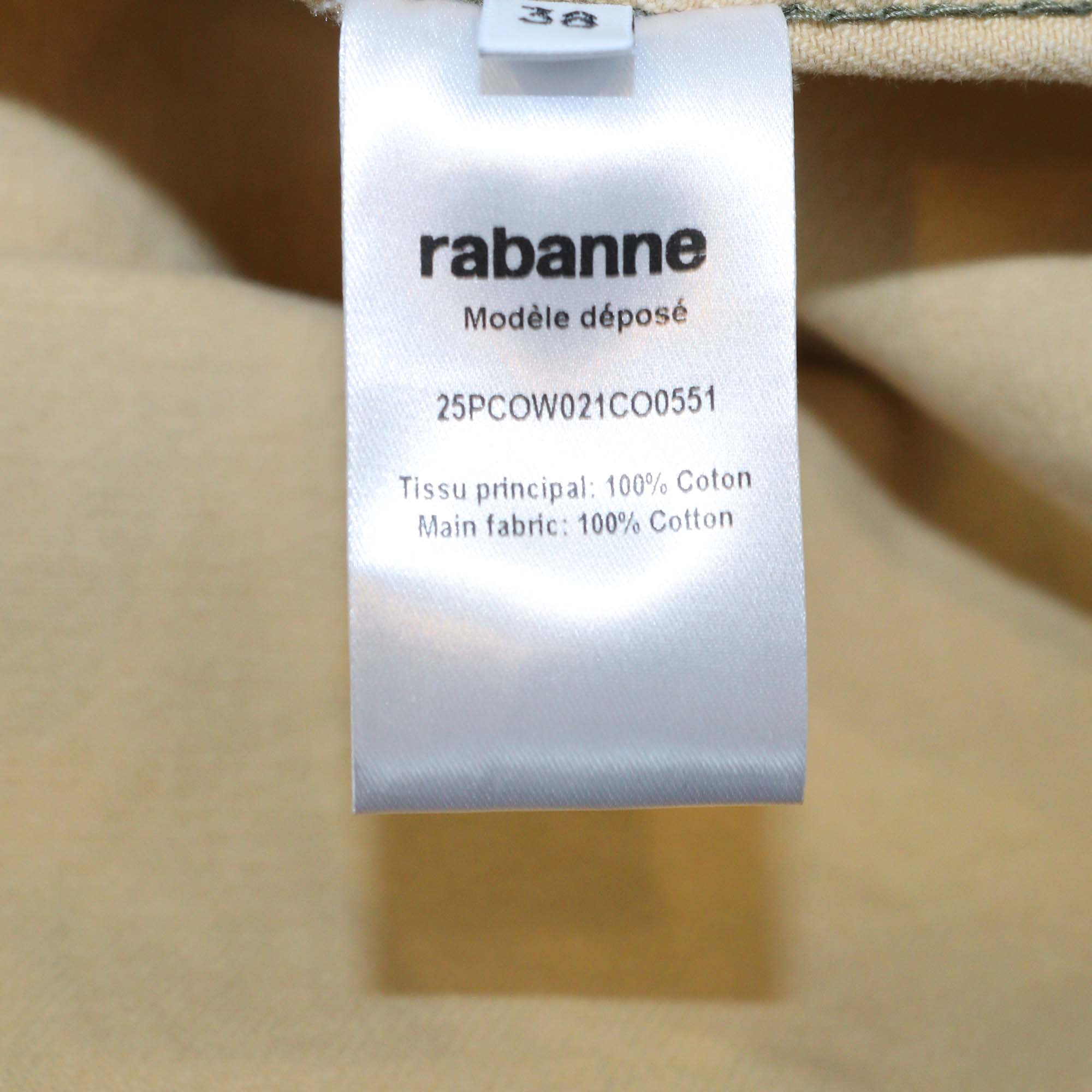 Rabanna Multicolor Camo Print Cotton Denim Jacket