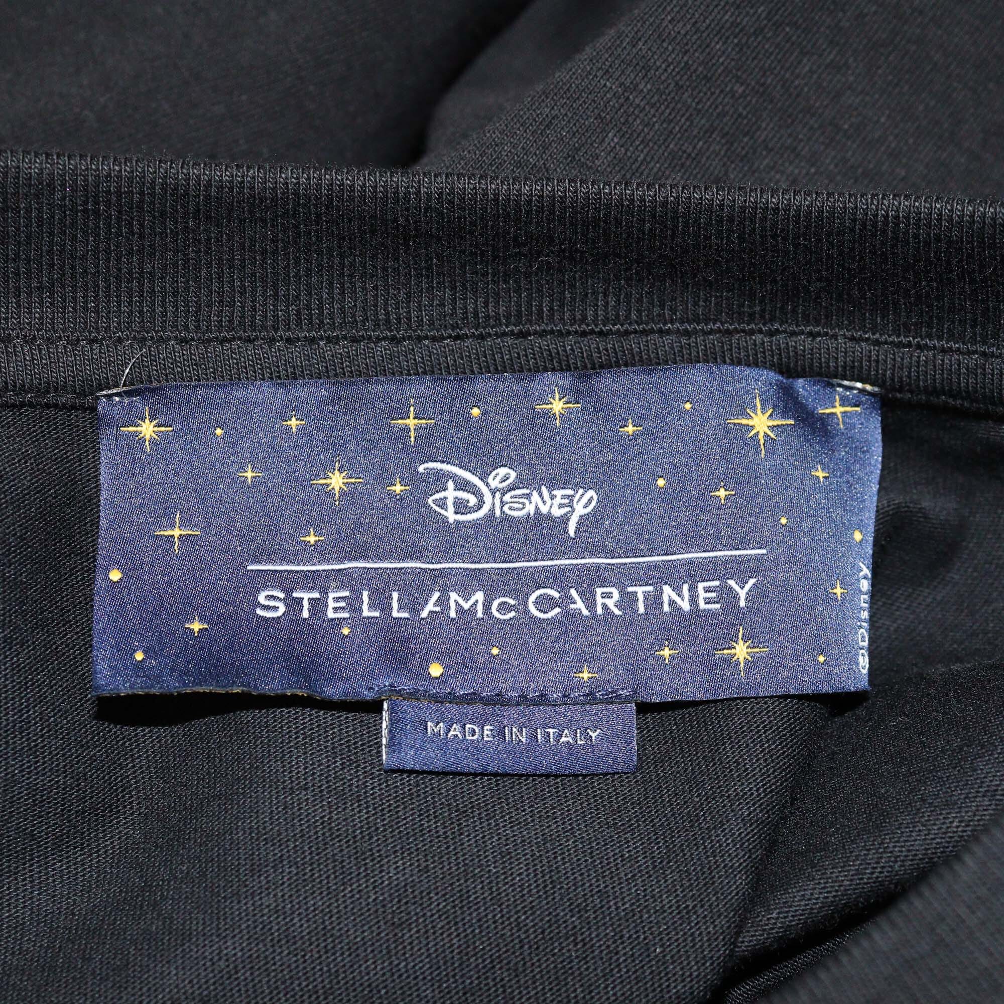 Stella McCartney x Disney Black Fantasia Print Shoulder Padded Sleeveless Shirt Womens Stella McCartney x Disney