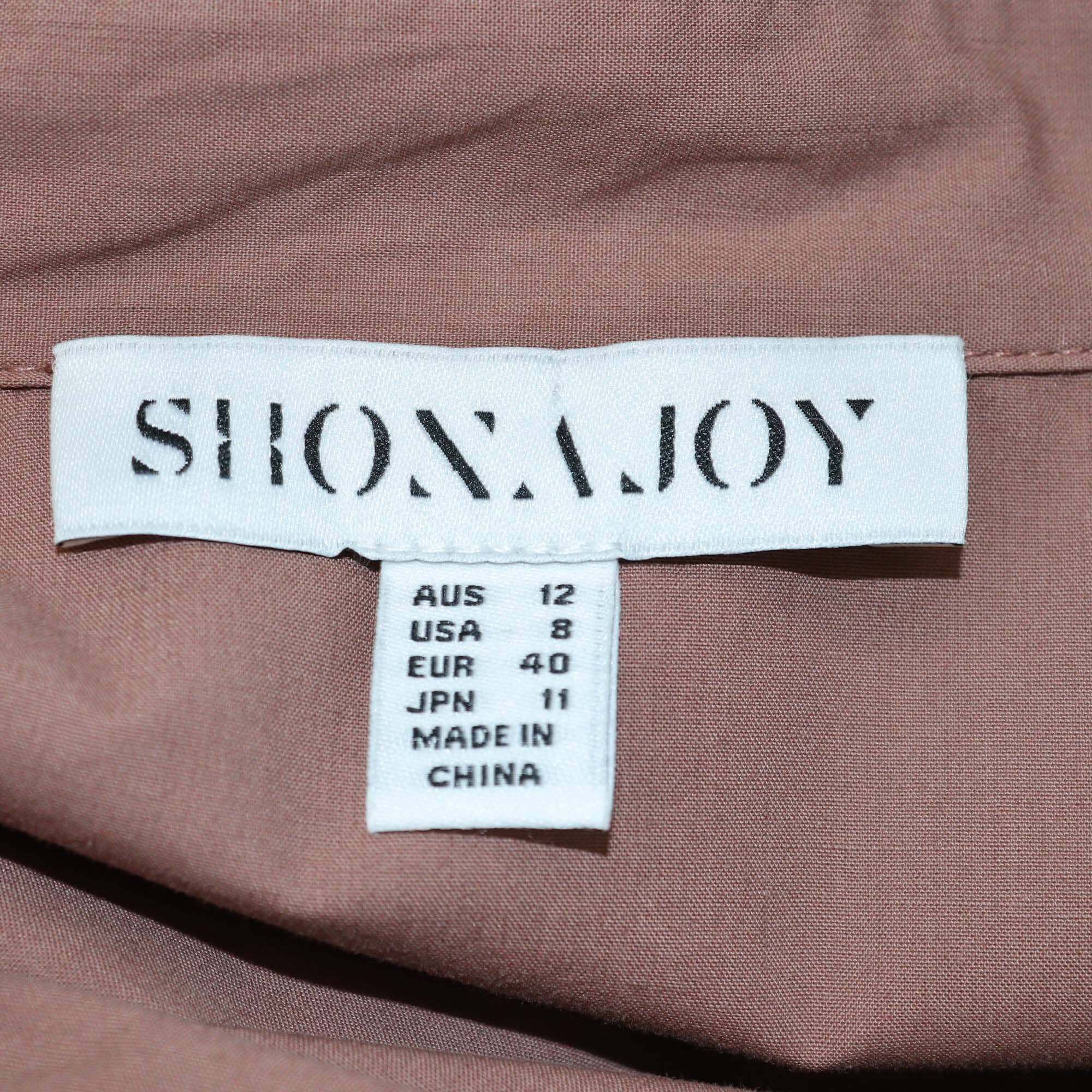 Shona Joy Chestnut Single Patch Pocket Button Front Shirt Womens Shona Joy