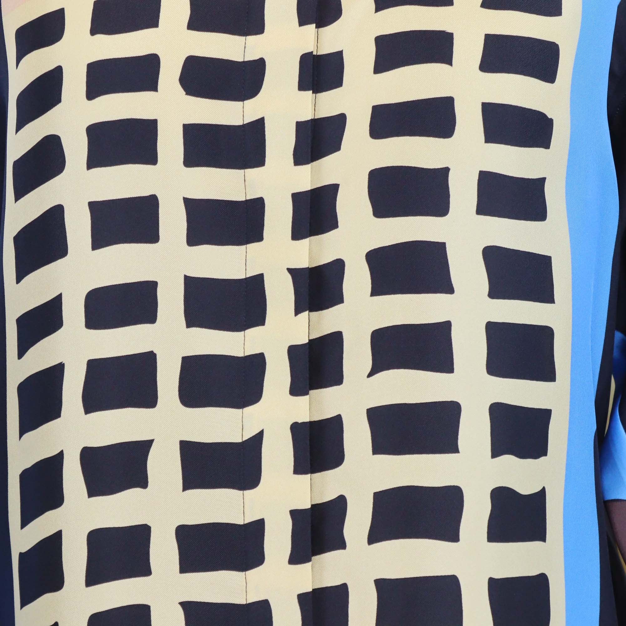 Loewe Multicolor Printed Silk Long Sleeve Shirt