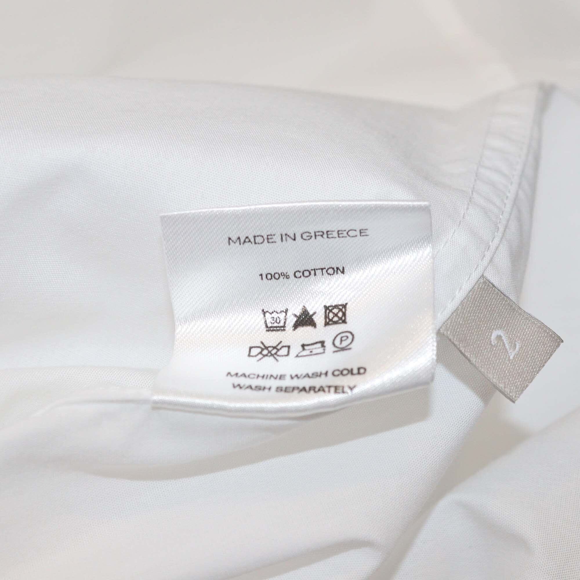 Woera White Signature Button Up Shirt Womens Woera