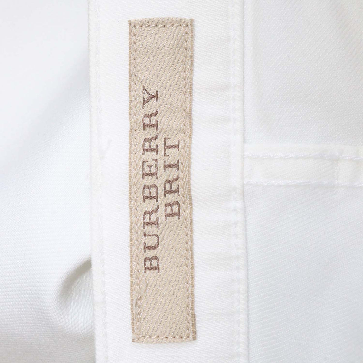Burberry Brit White Denim Slim Pants