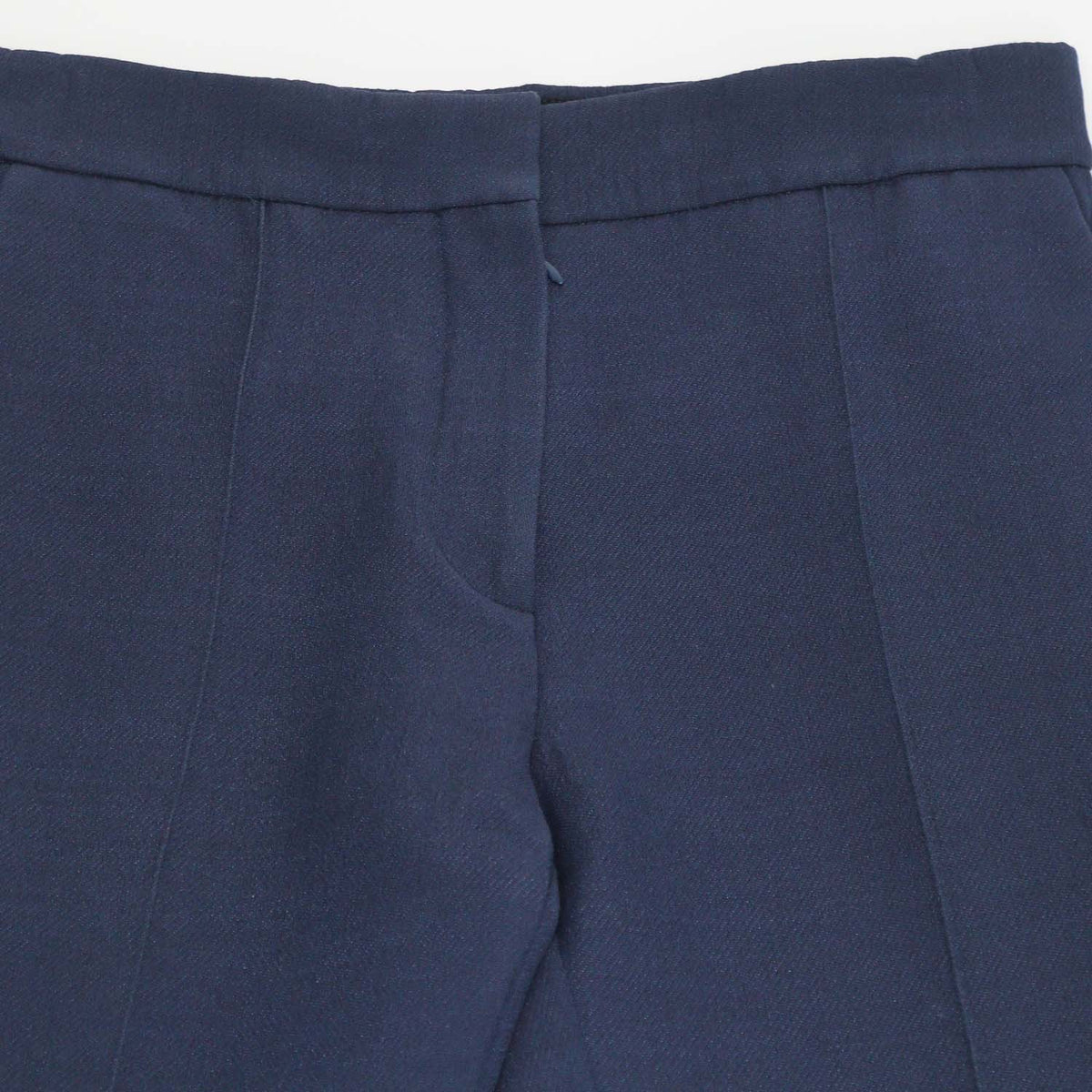 Christian Dior Blue Wool Blended Straight Fit Trouser