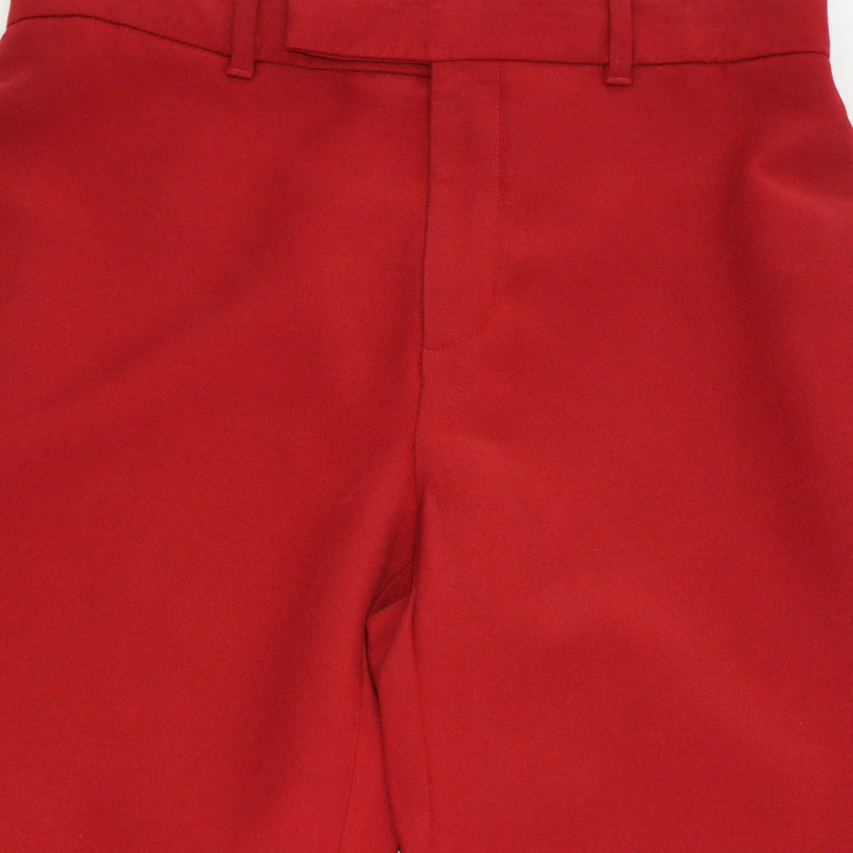 Gucci Red Silk Wool Eterotopia Flared Pants