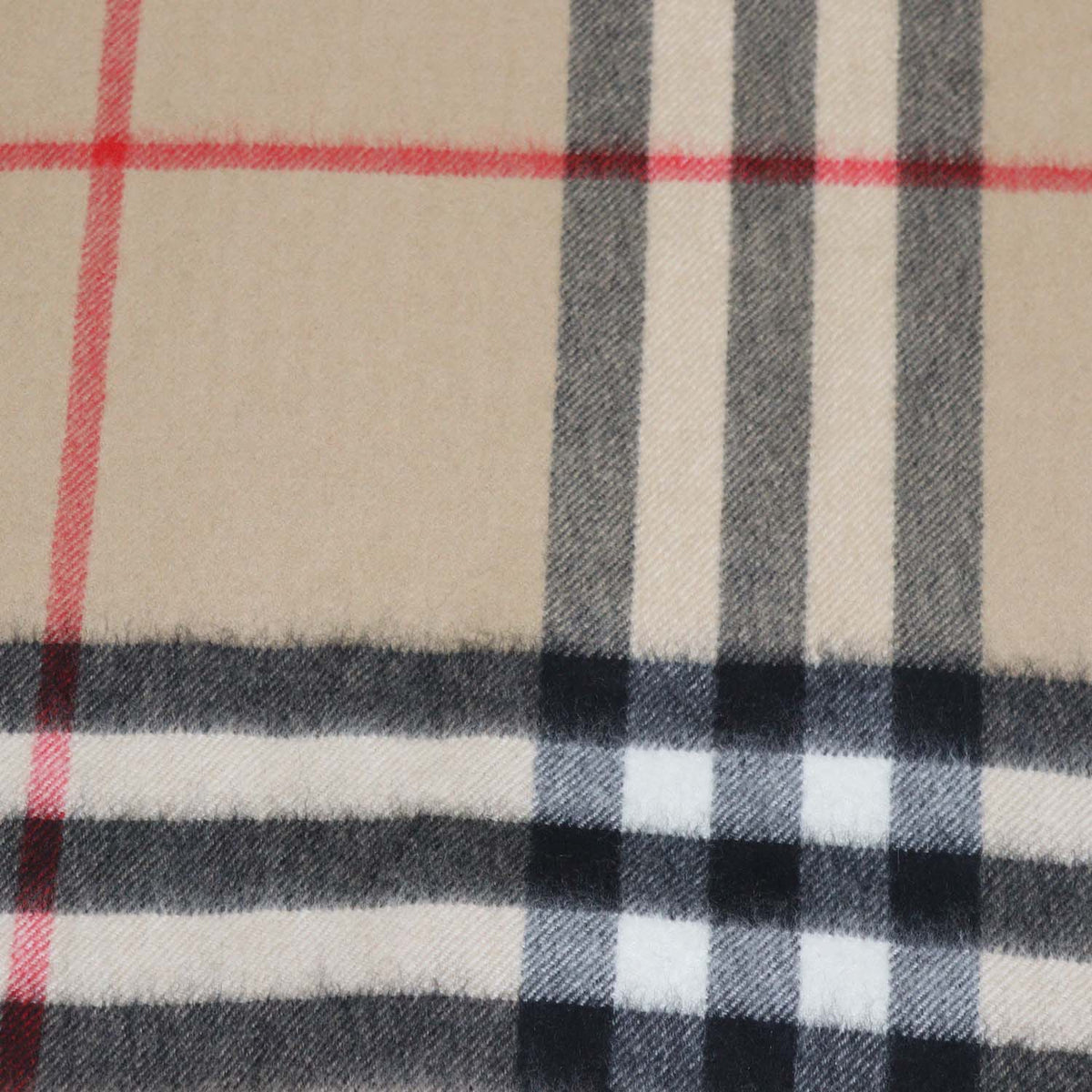 Burberry Archive Beige Wool Giant Check Scarf