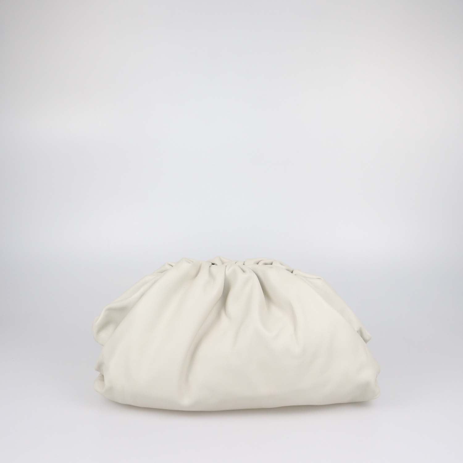 Bottega Veneta Off White Leather Medium The Pouch Bag