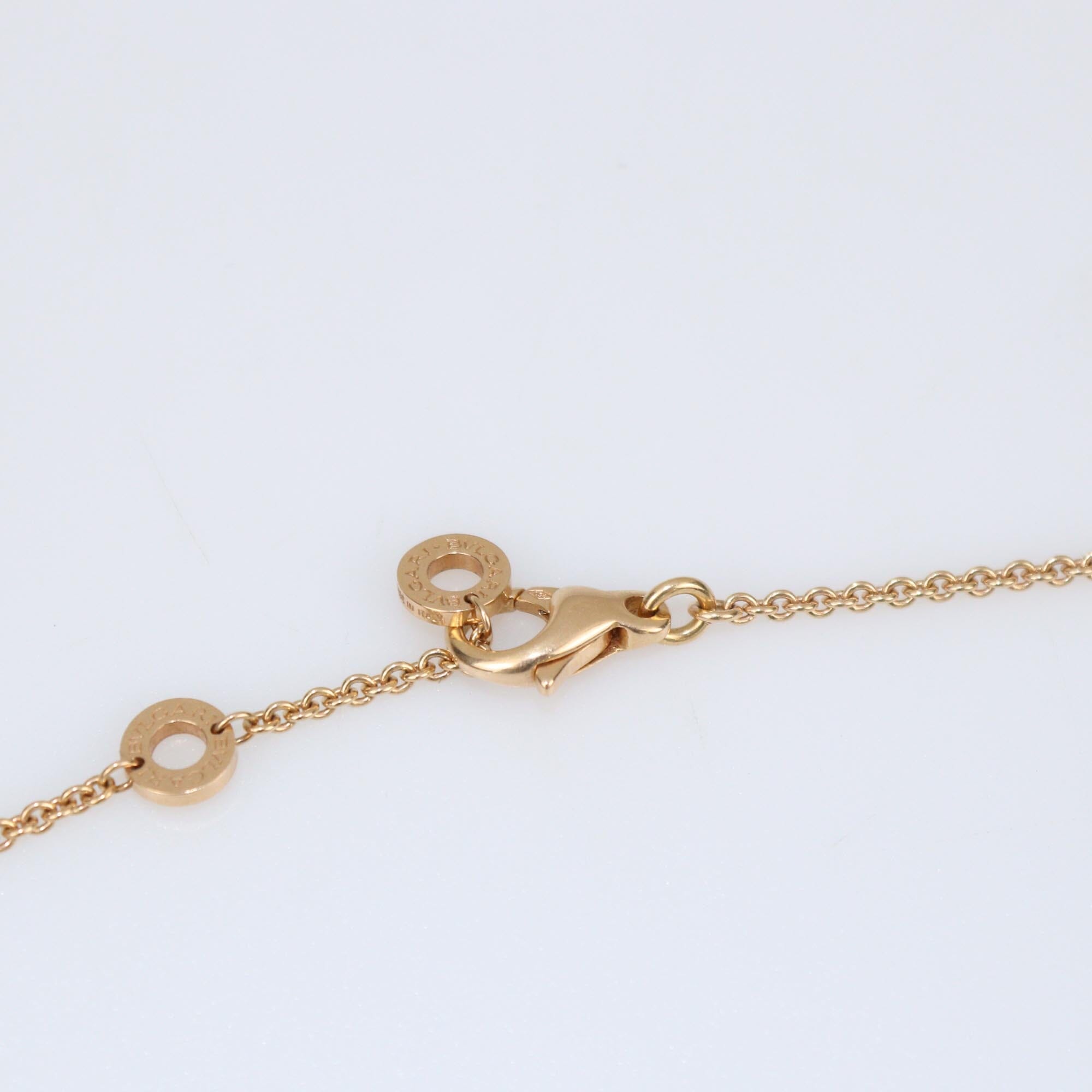 Bvlgari B.Zero1 18k Rose Gold Necklace Womens Bvlgari