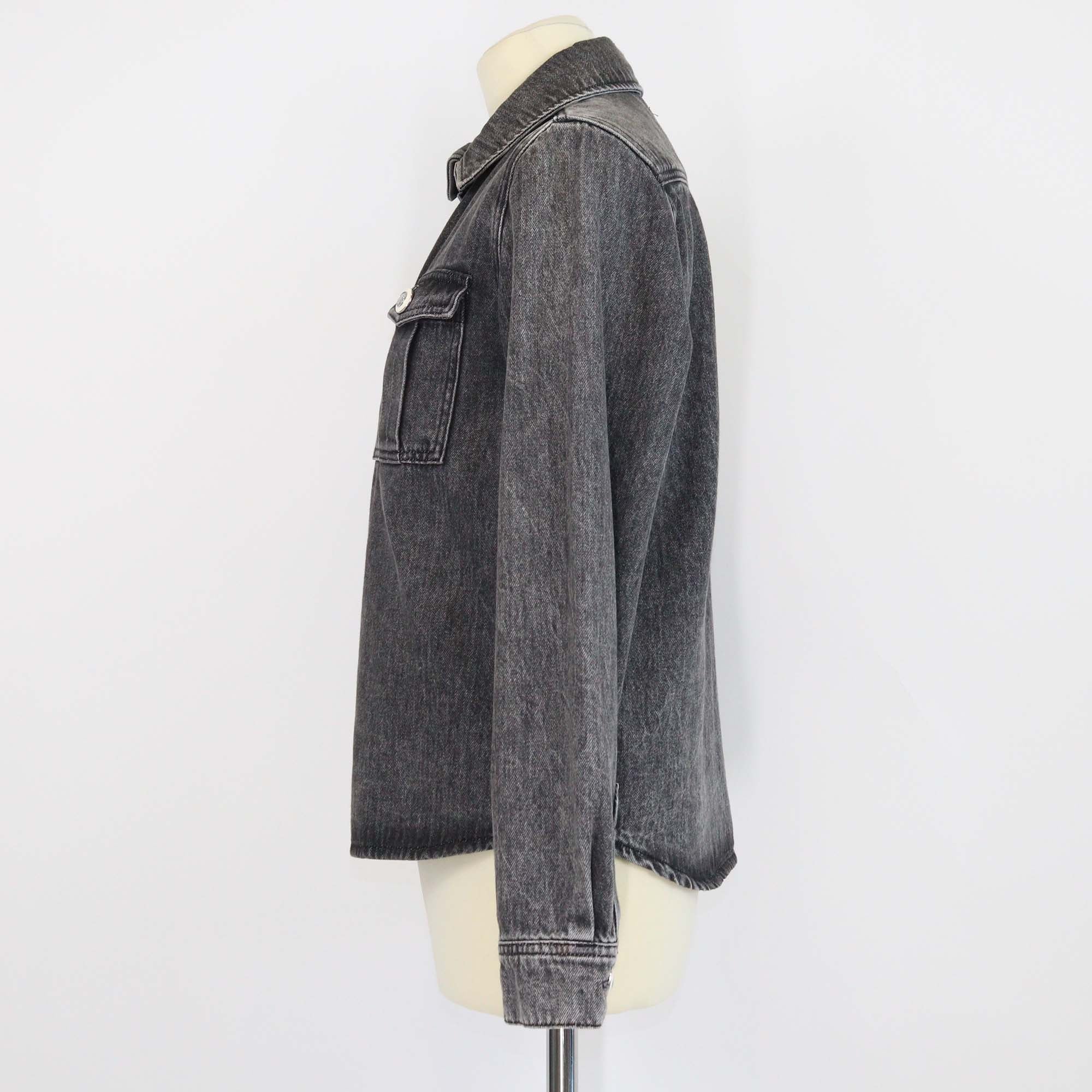 Maje Grey Denim Jacket