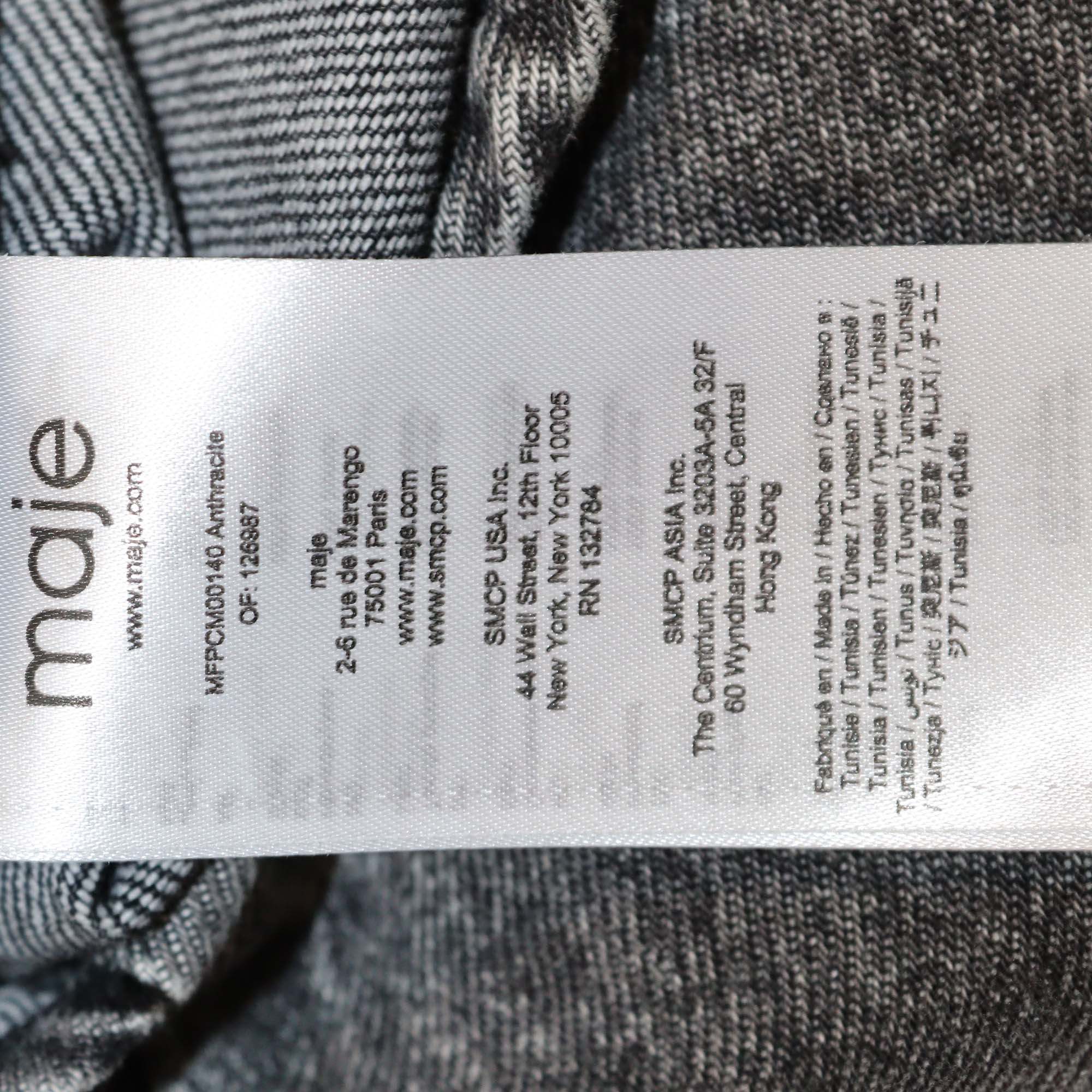 Maje Grey Denim Jacket