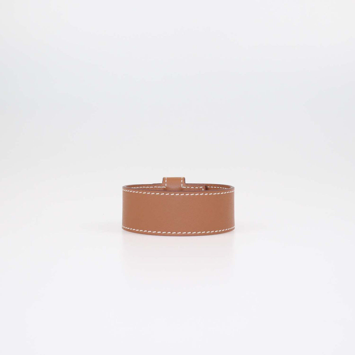 Hermes Gold Swift Leather Kelly Twist Bracelet T3