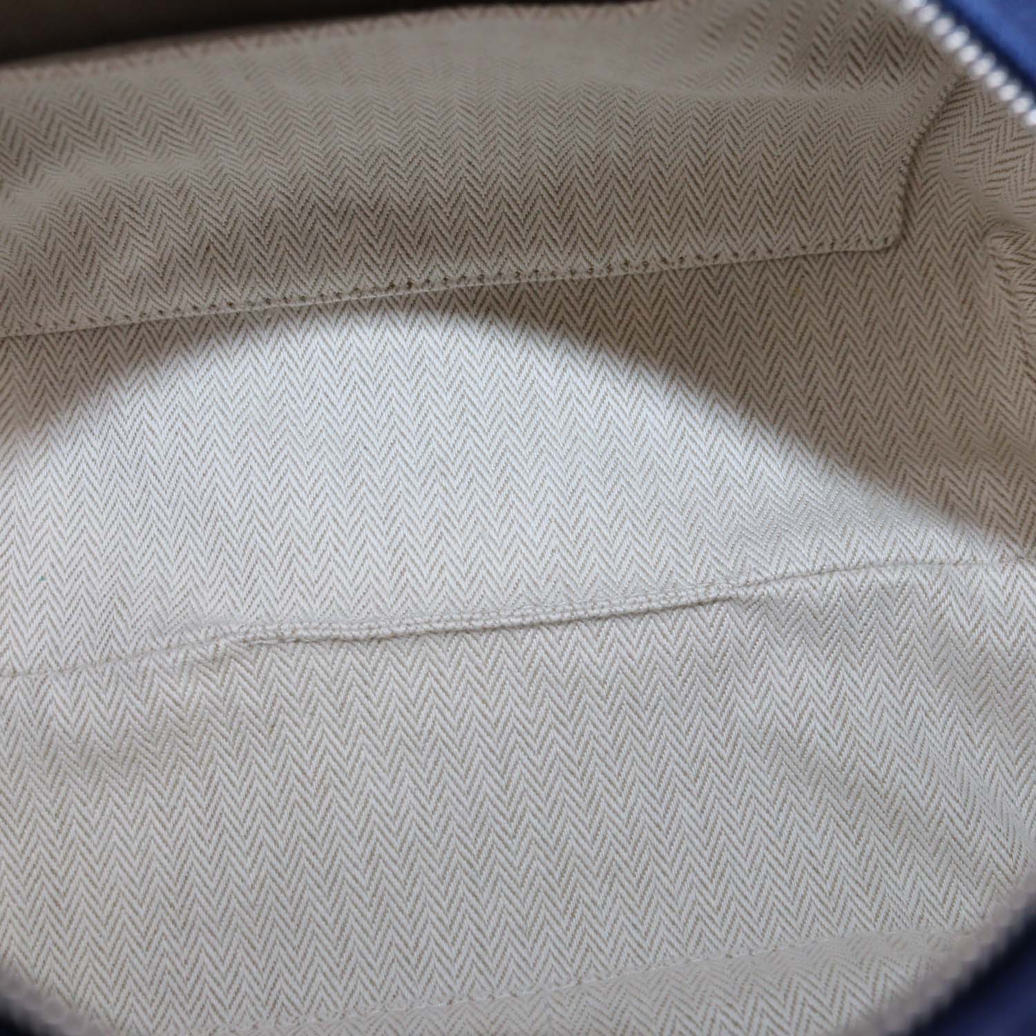 Hermes Marine Canvas Small Bride-a-Brac Case