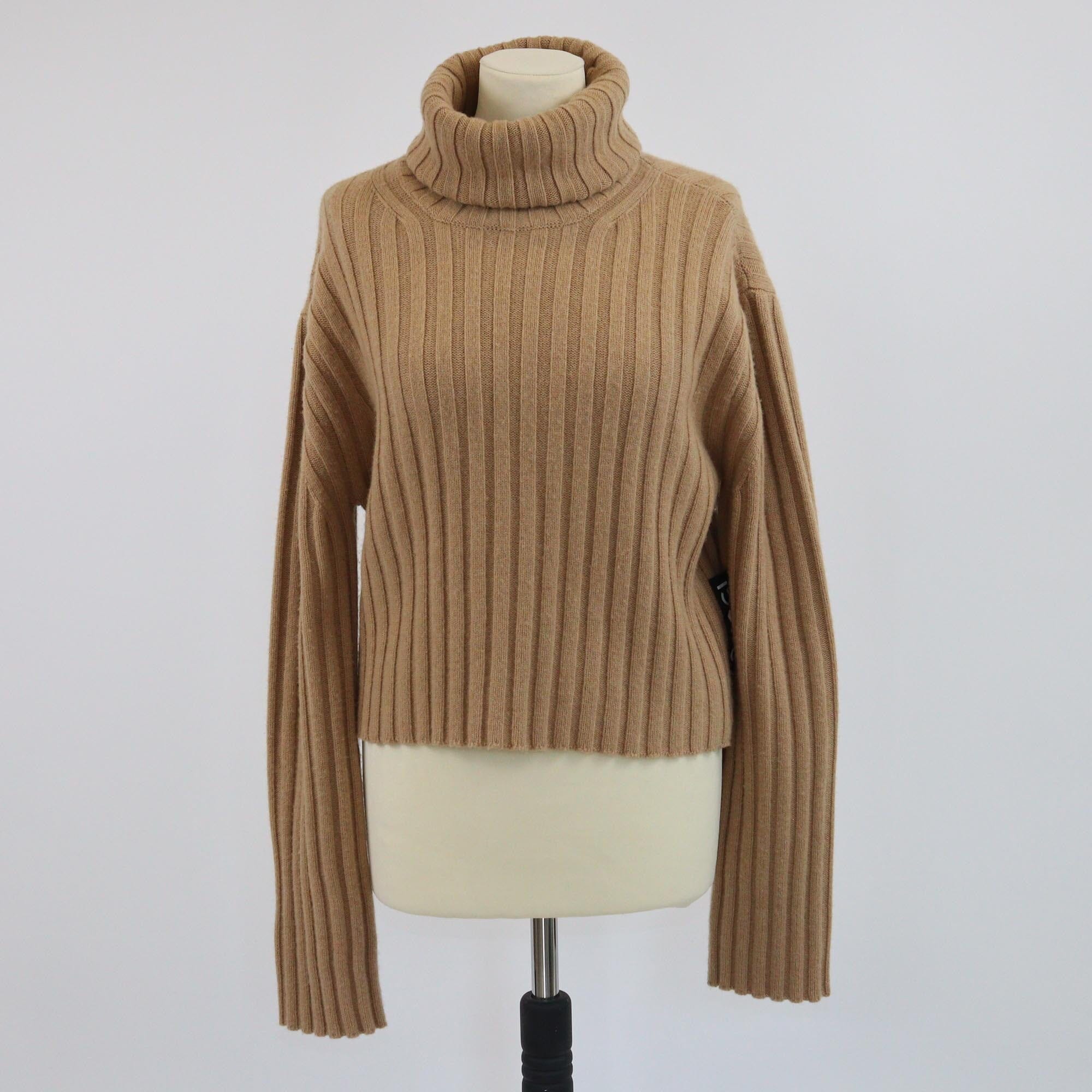 Gucci Brown Long Sleeve Turtle Neck Sweater Womens Gucci