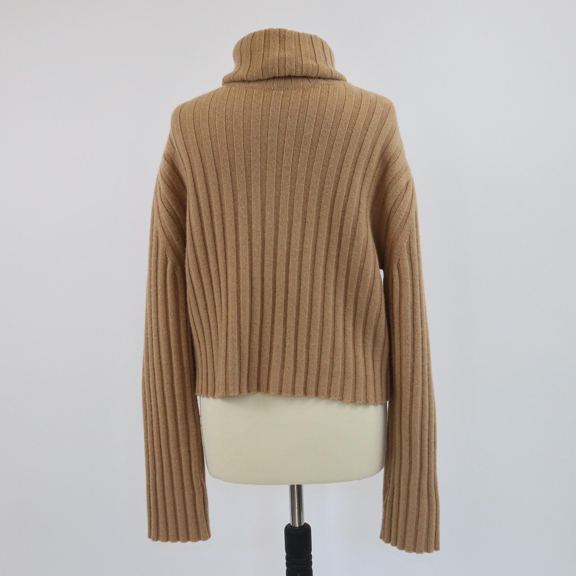 Gucci Brown Long Sleeve Turtle Neck Sweater Womens Gucci