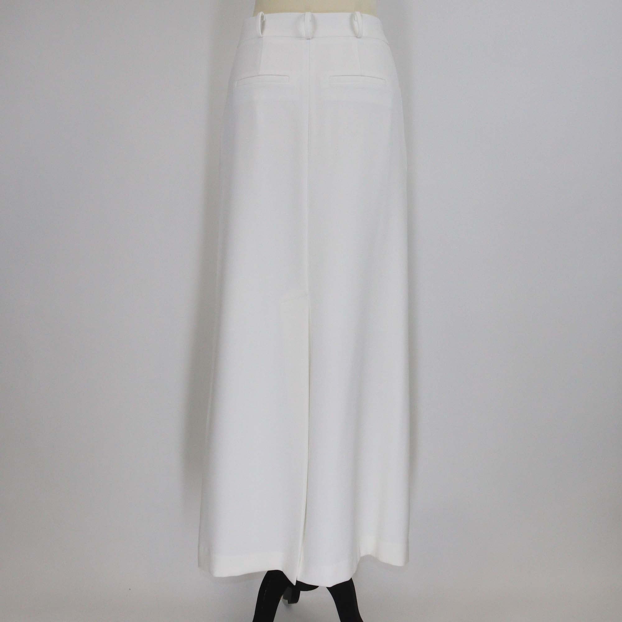 The Frankie Shop White Back Pleats Maxi Skirt
