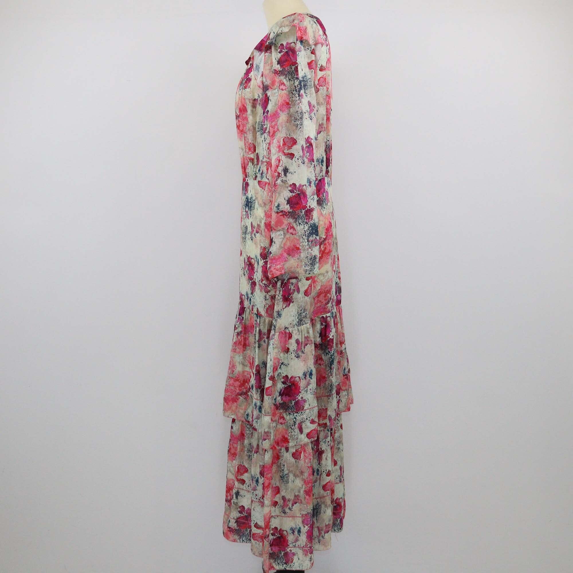 Marchesa Notte Multicolor Oleander Maxi Dress Womens Marchesa Notte