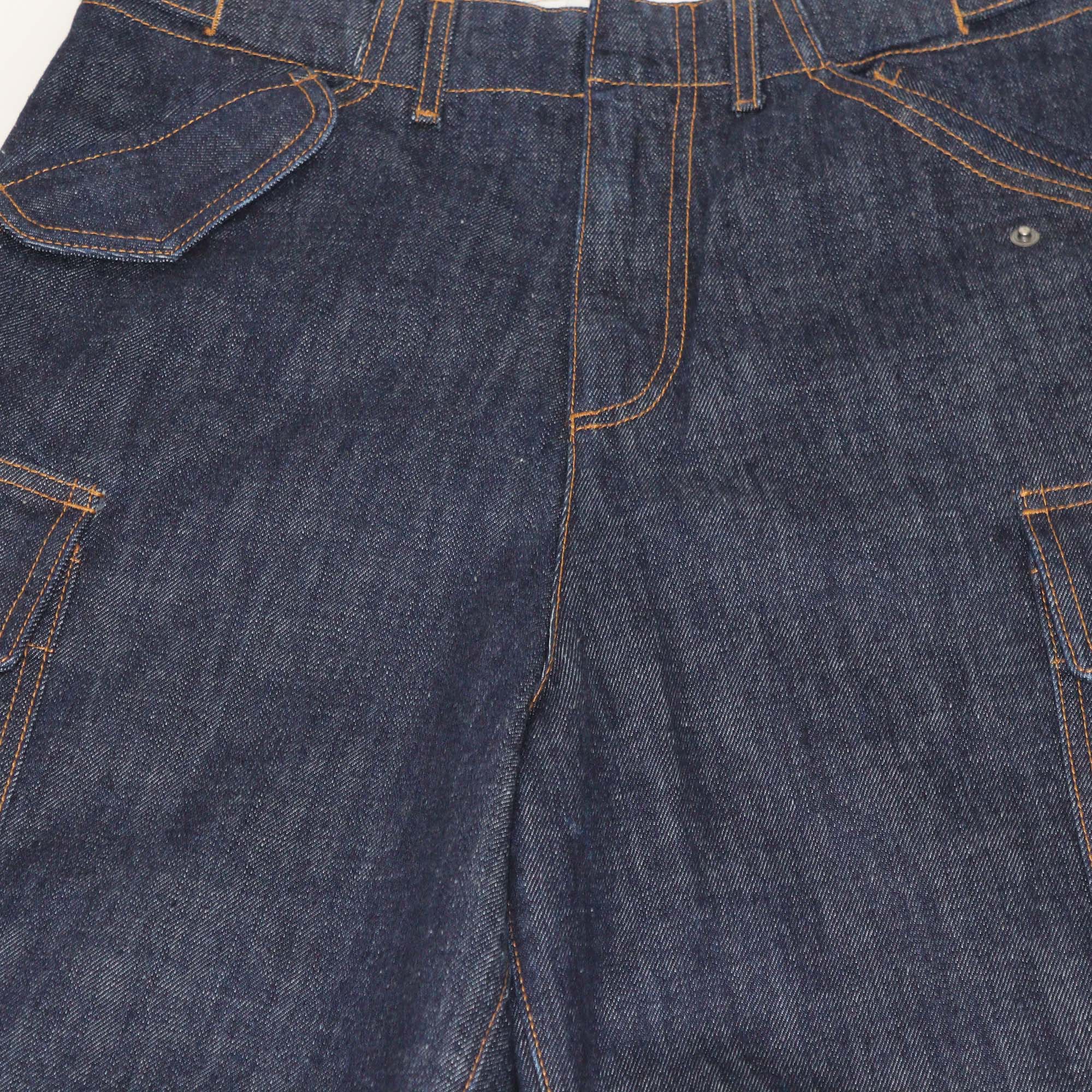 Christian Dior Dark Blue Denim 8 Cargo Jeans