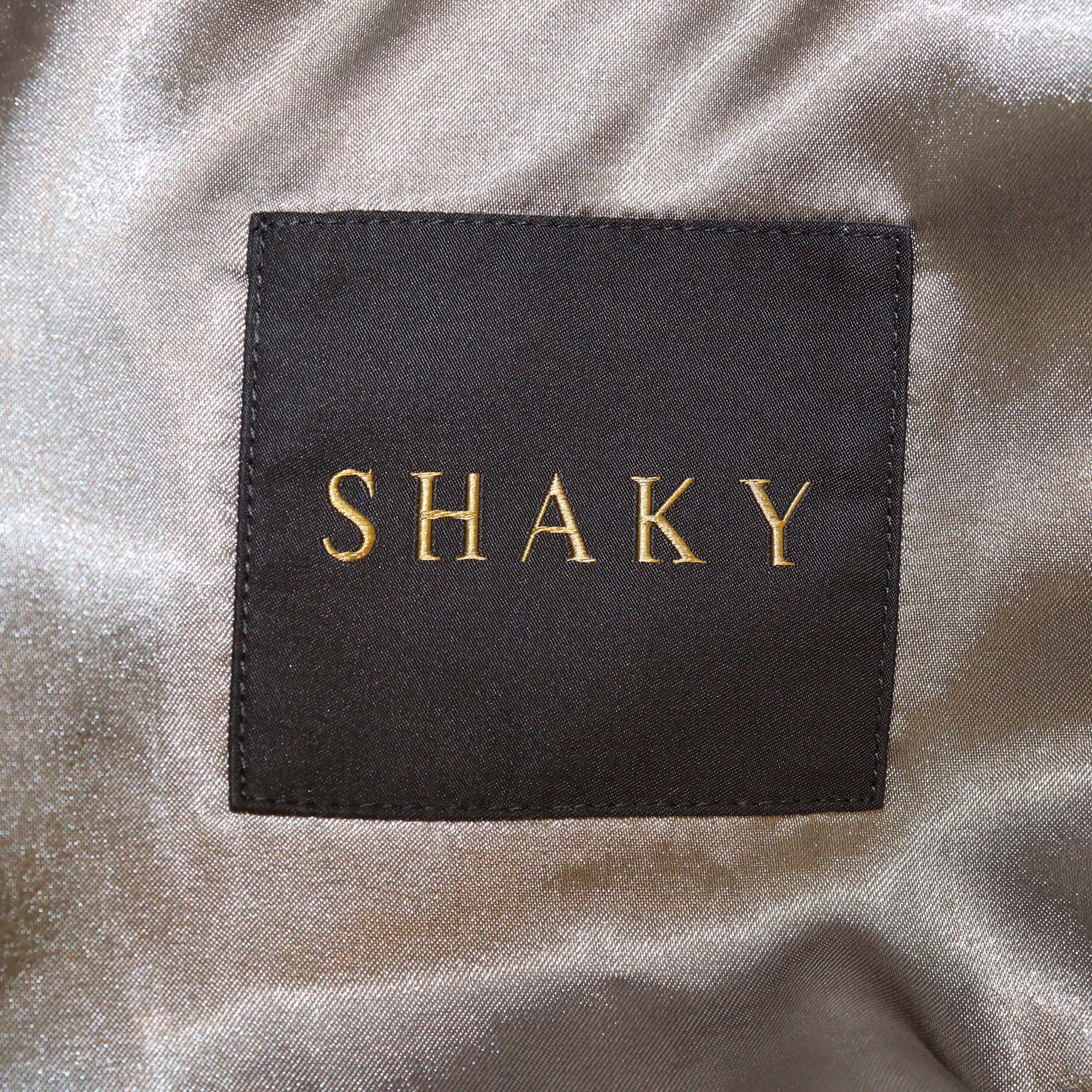 Shaky Grey Loro Piana Cashmere Blended Pocket Long Coat