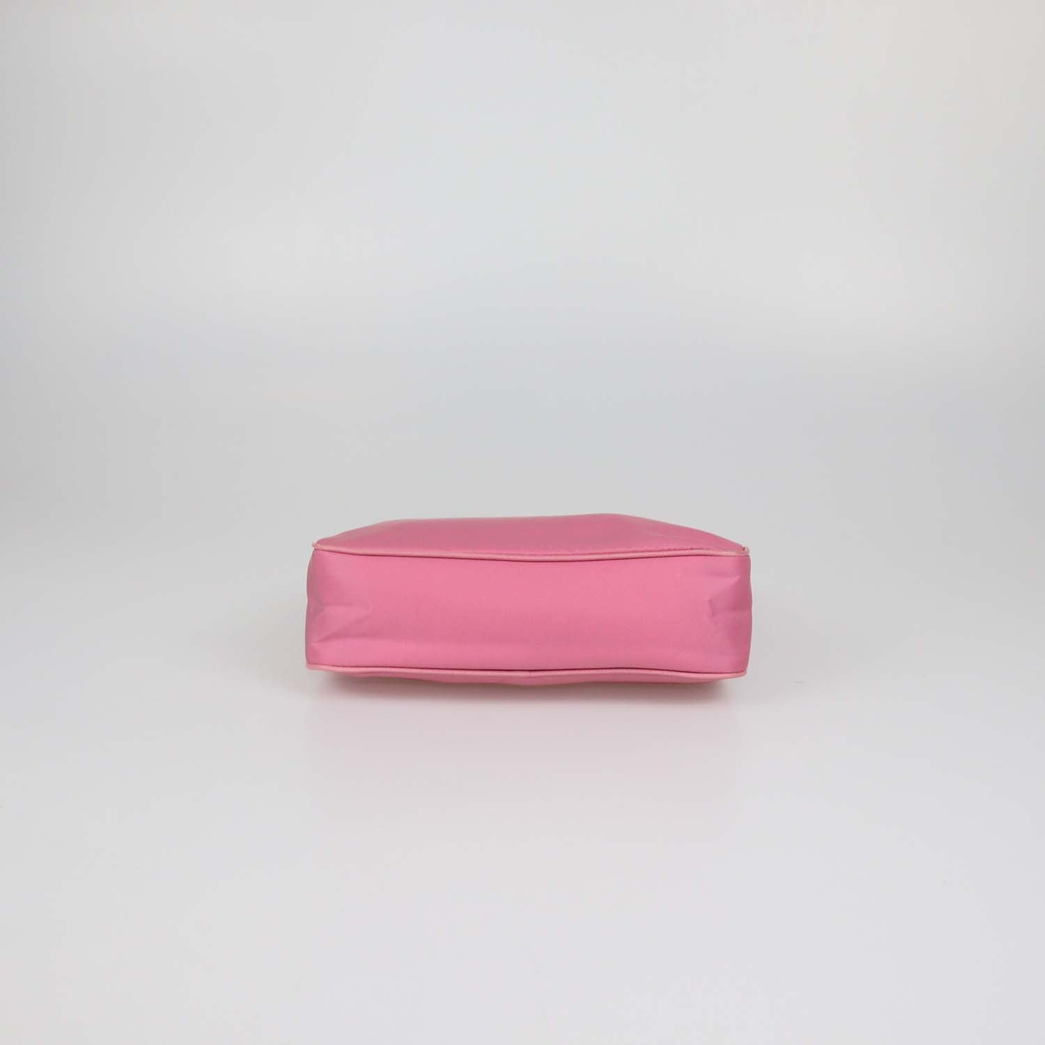 Prada Pink Nylon and Saffiano Leather Re-Edition 2005 Shoulder Bag