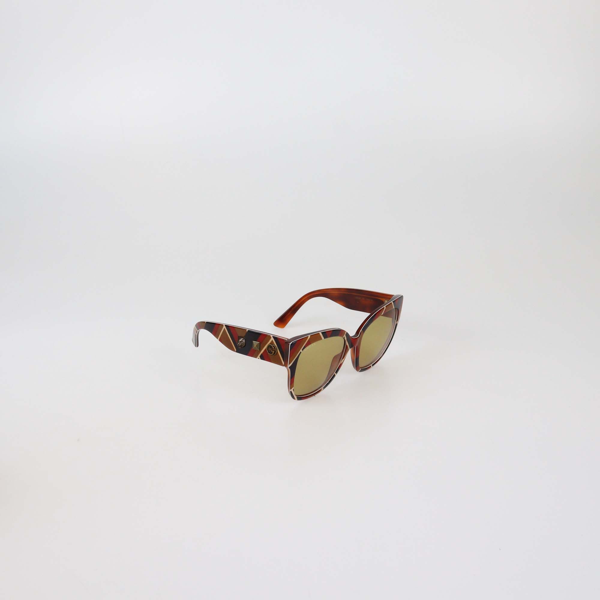 Gucci Multicolor Square Oversized Sunglasses