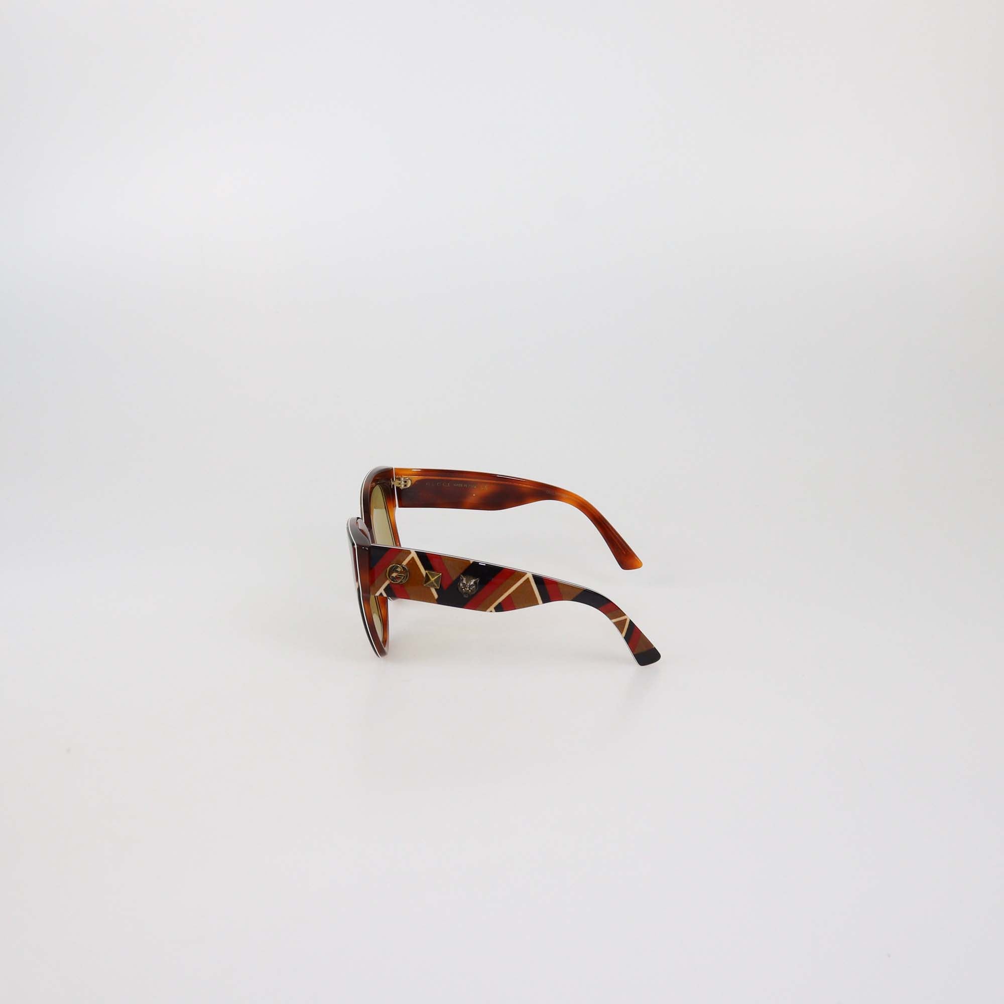 Gucci Multicolor Square Oversized Sunglasses