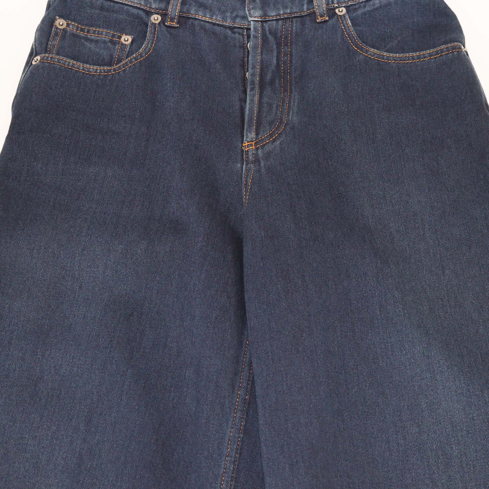Christian Dior Dark Blue Denim Flared Jeans