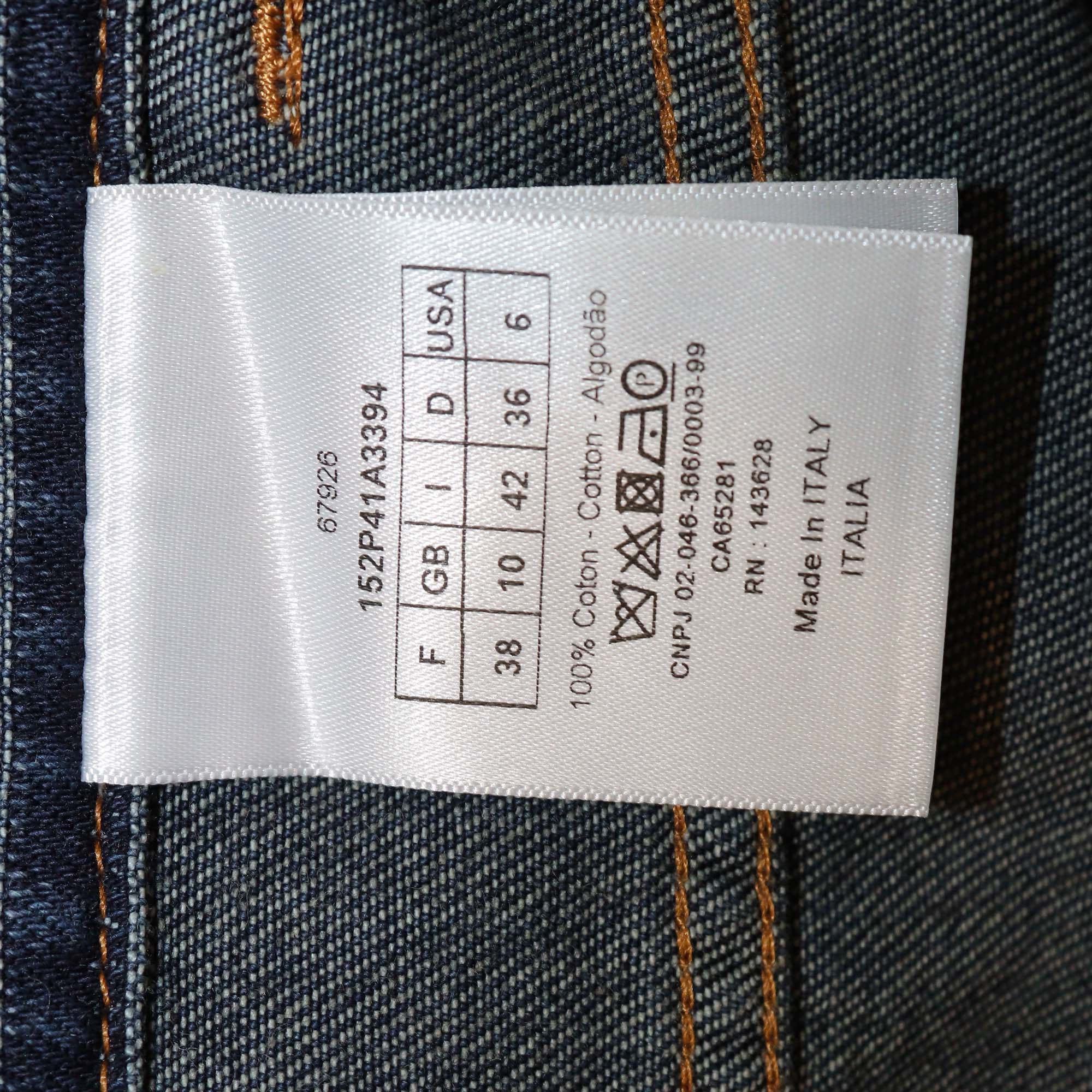 Christian Dior Dark Blue Denim Flared Jeans