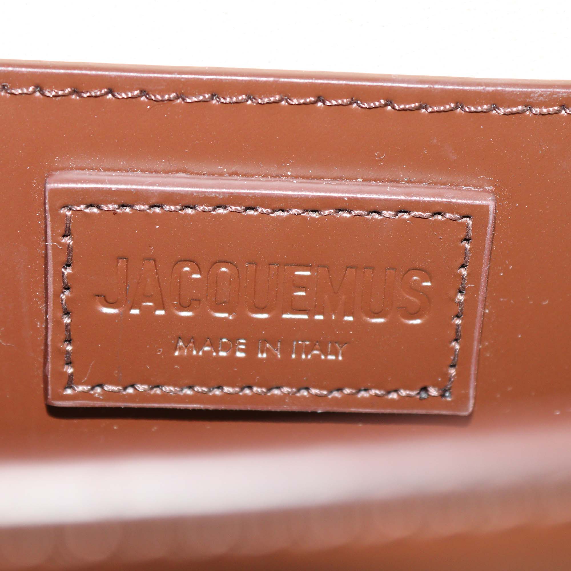 Jacquemus Brown Leather Le Bambino Long Shoulder Bag