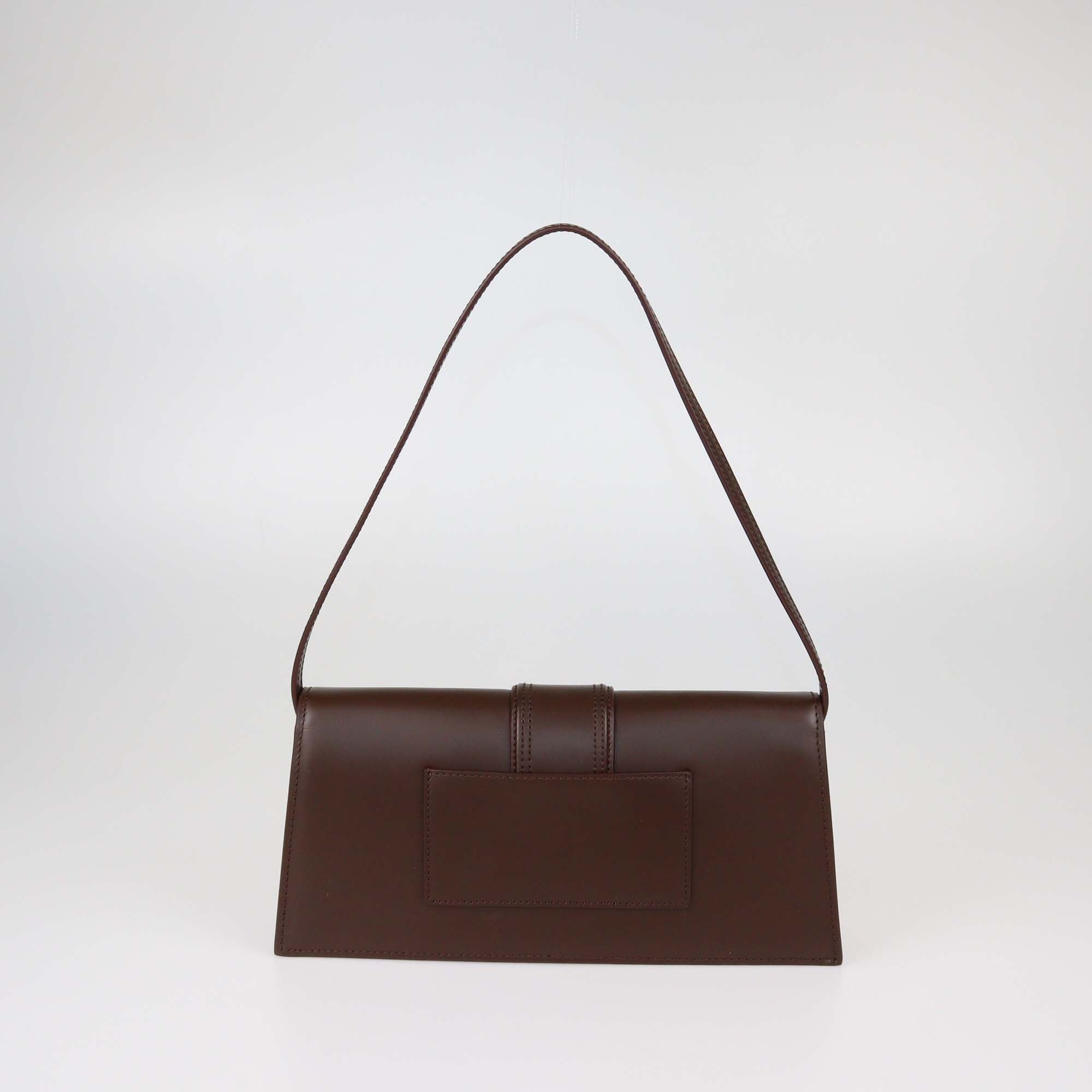 Jacquemus Brown Leather Le Bambino Long Shoulder Bag