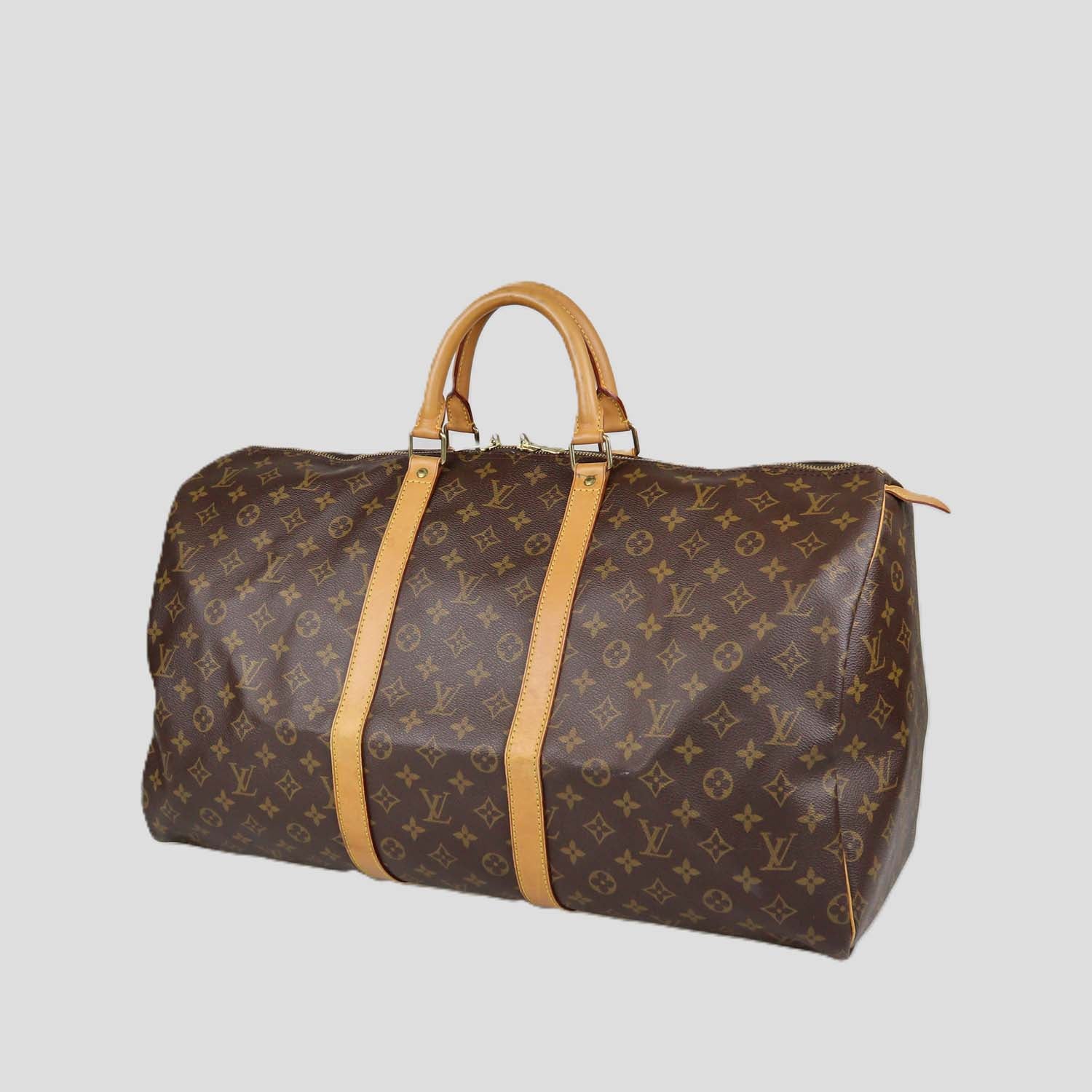 Louis Vuitton Monogram Canvas Keepall 55 Bag