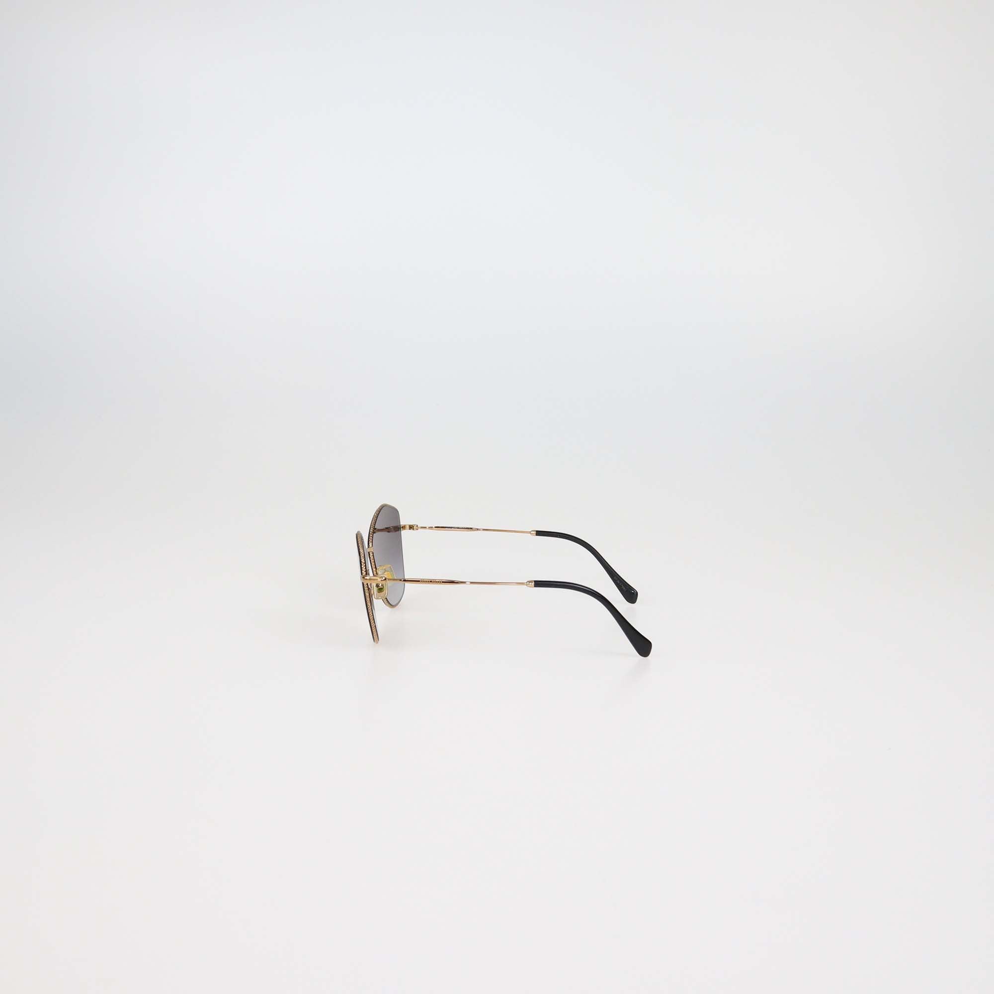 Miu Miu Grey/Gold Gradient Butterfly Sunglasses