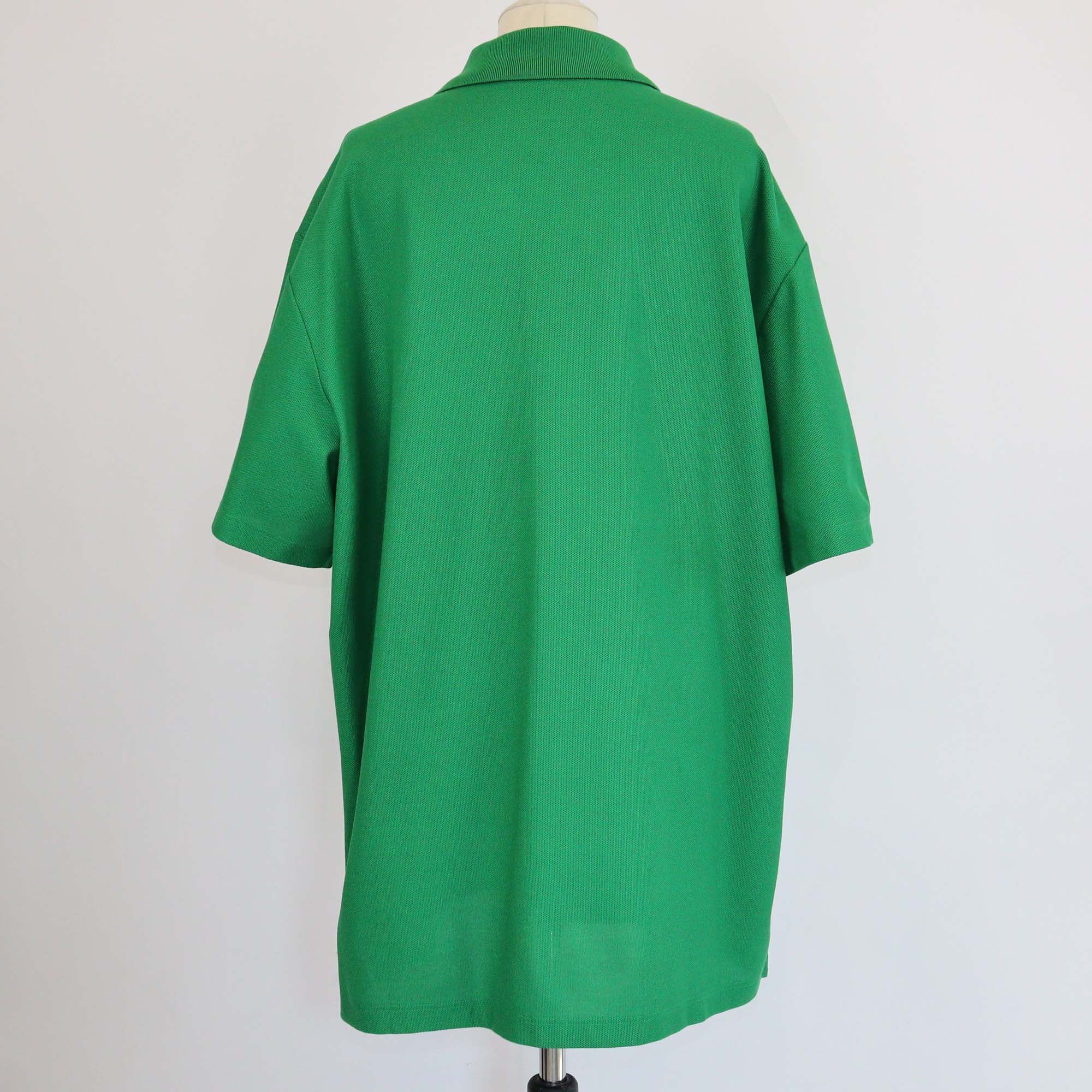 Louis Vuitton Green Pin Logo Embroidered Cotton Polo Shirt