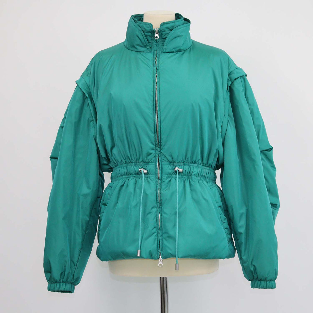 Isabel Marant Green Nylon Dastyni High Neck Jacket