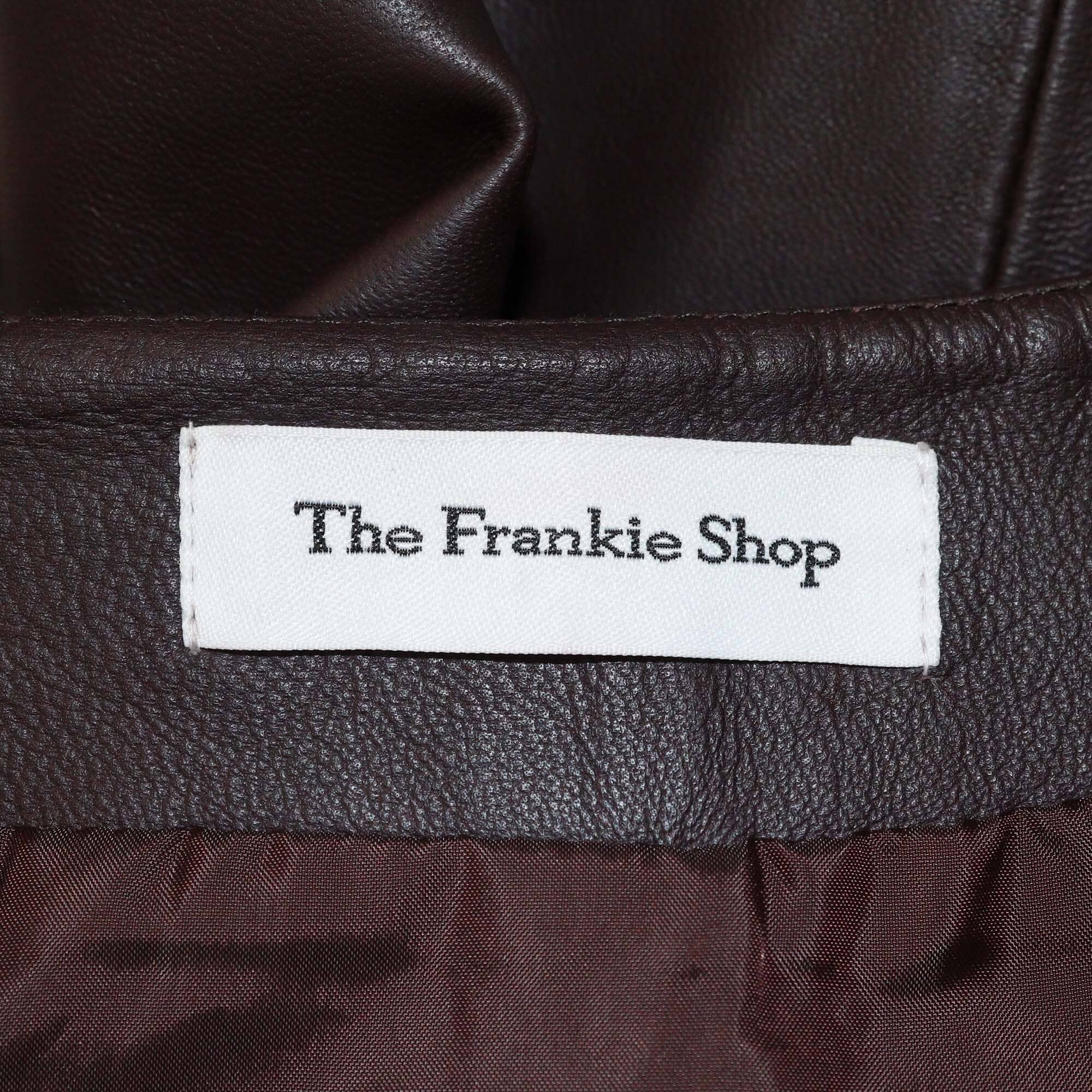 The Frankie Shop Brown Hedi Wrap Midi Skirt Womens The Frankie Shop