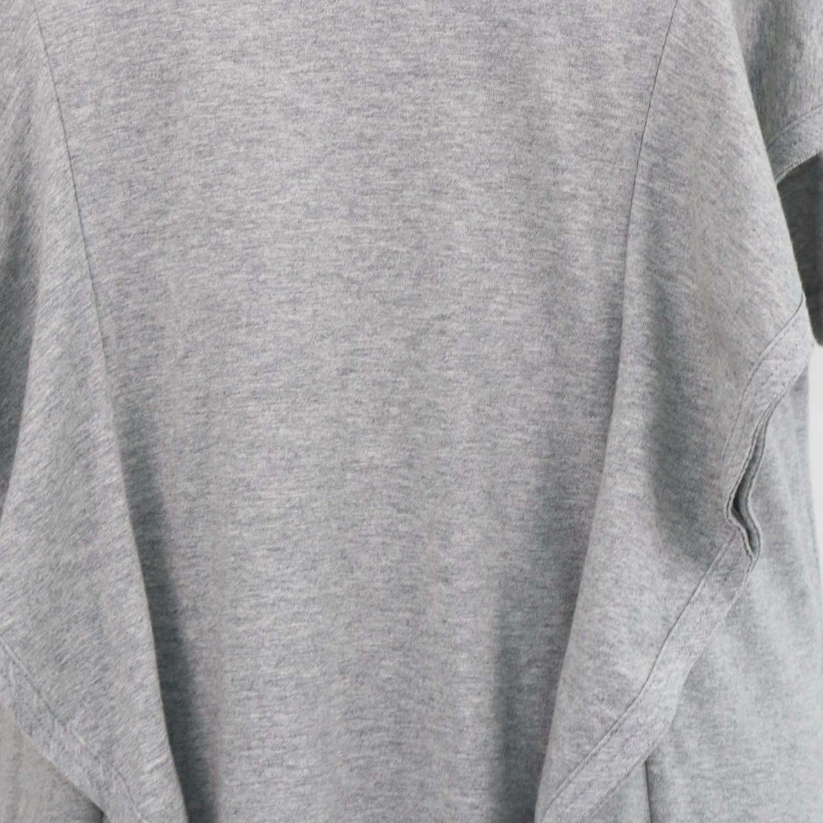 Chloe Radiant Grey Cotton Ruffled Top