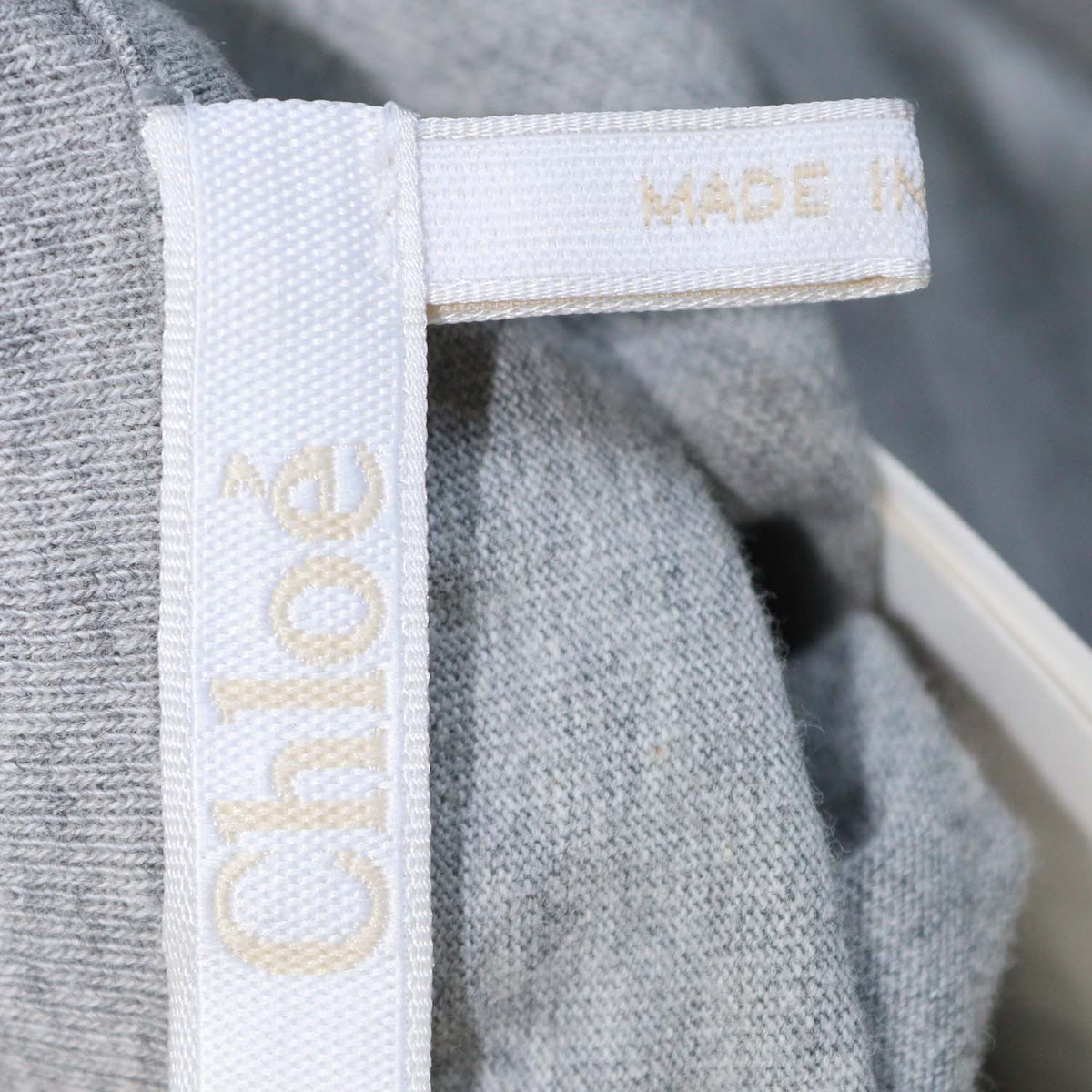 Chloe Radiant Grey Cotton Ruffled Top