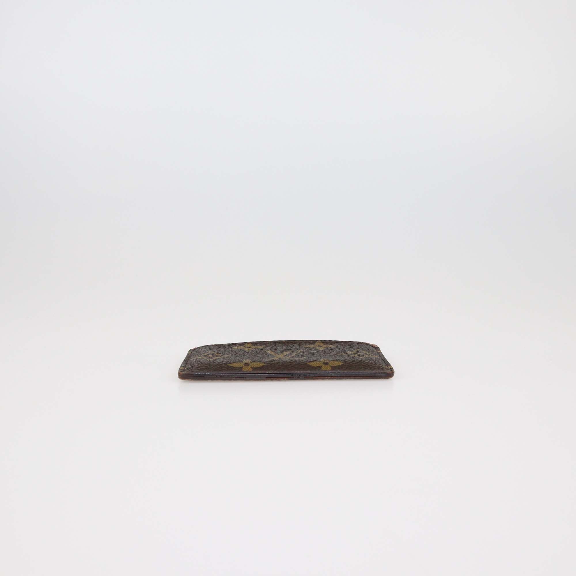 Louis Vuitton Brown Monogram Canvas Card Holder