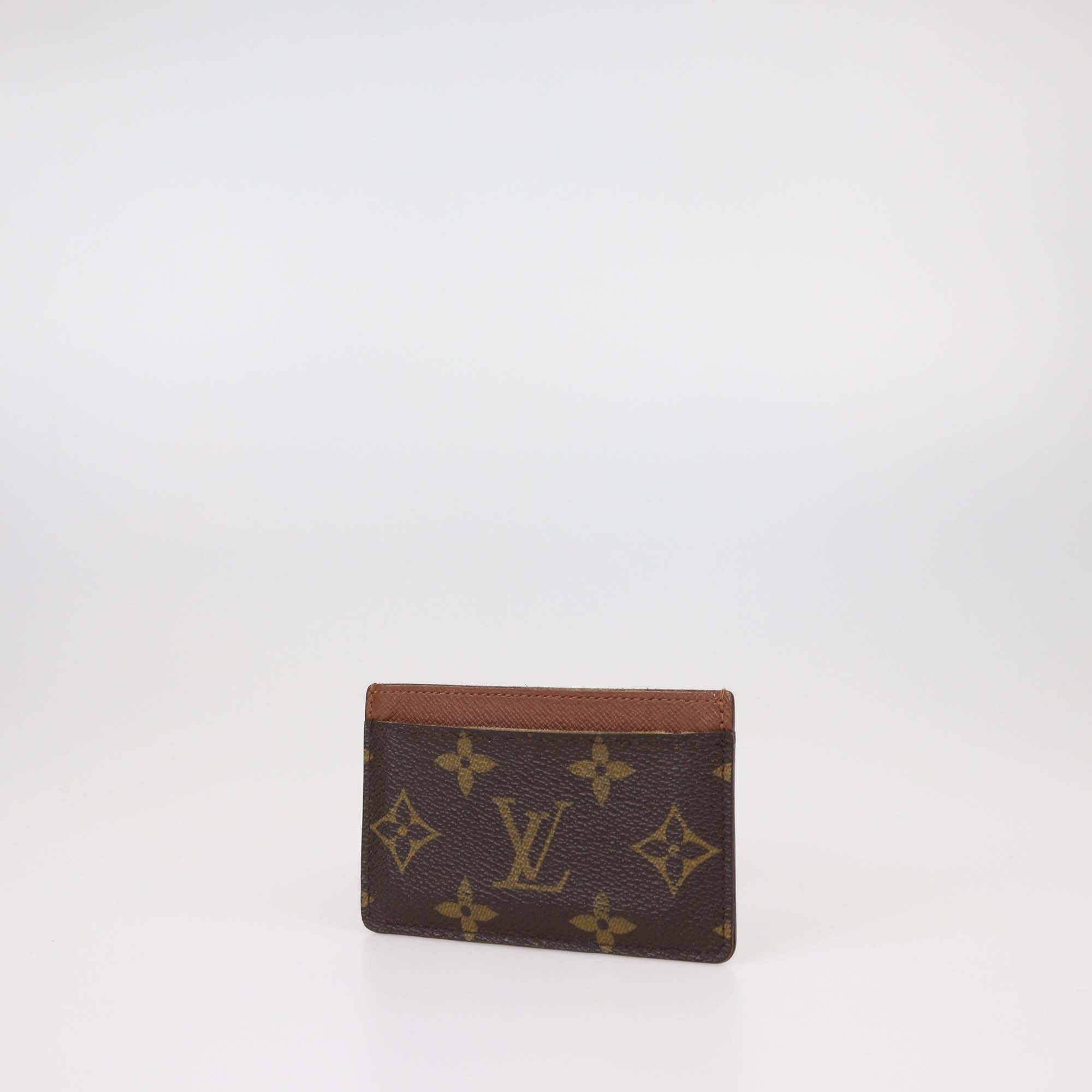 Louis Vuitton Brown Monogram Canvas Card Holder