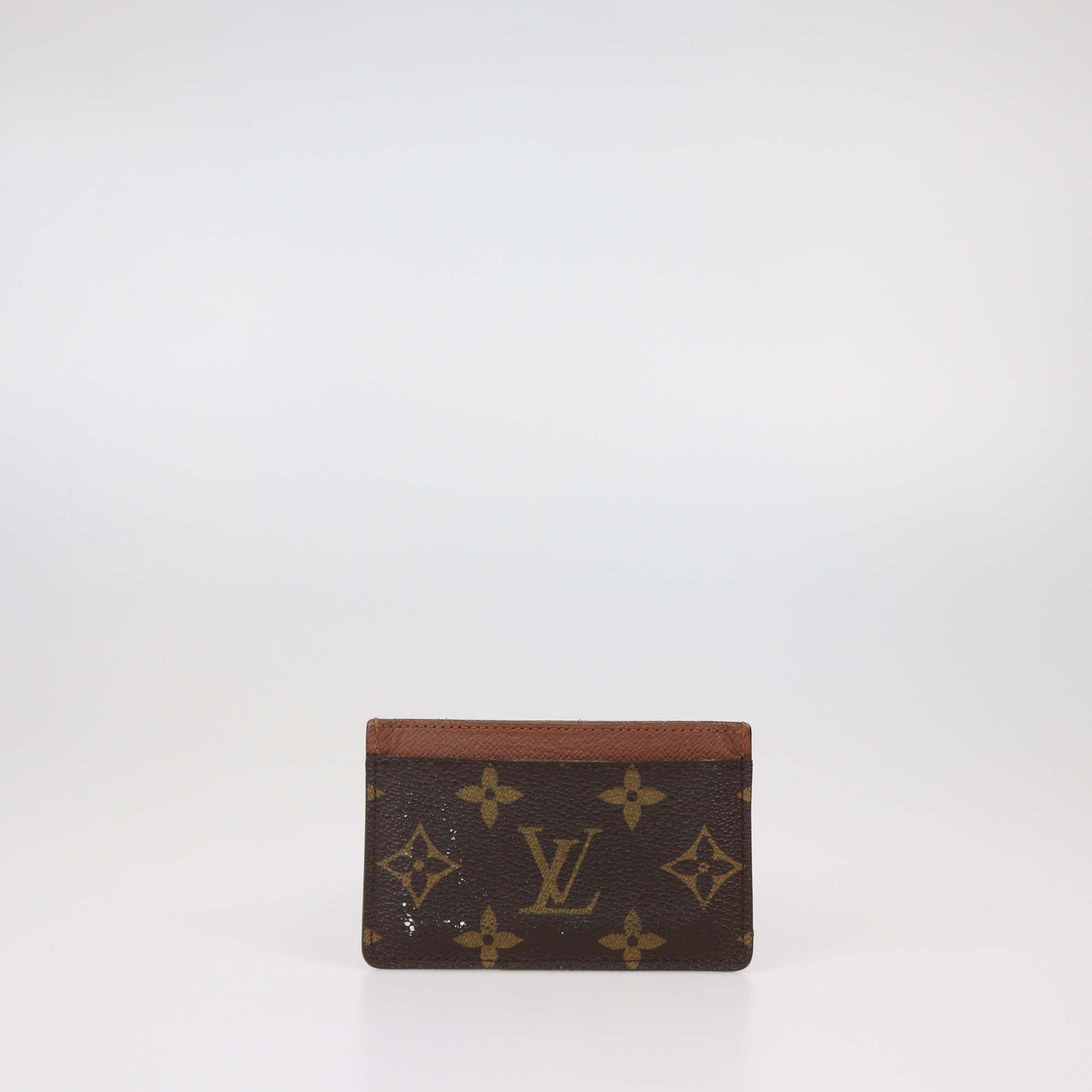 Louis Vuitton Brown Monogram Canvas Card Holder