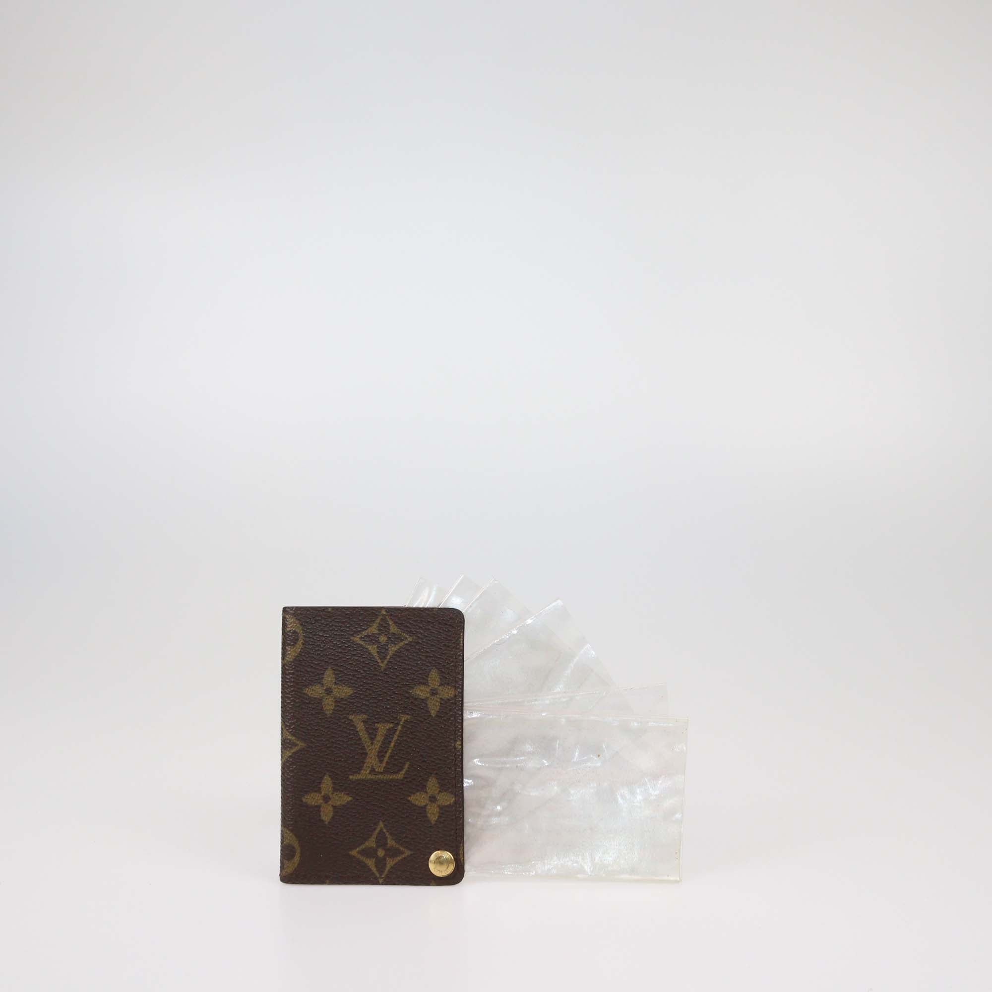 Louis Vuitton Monogram Canvas Porte Cartes Credit Pression Card Holder