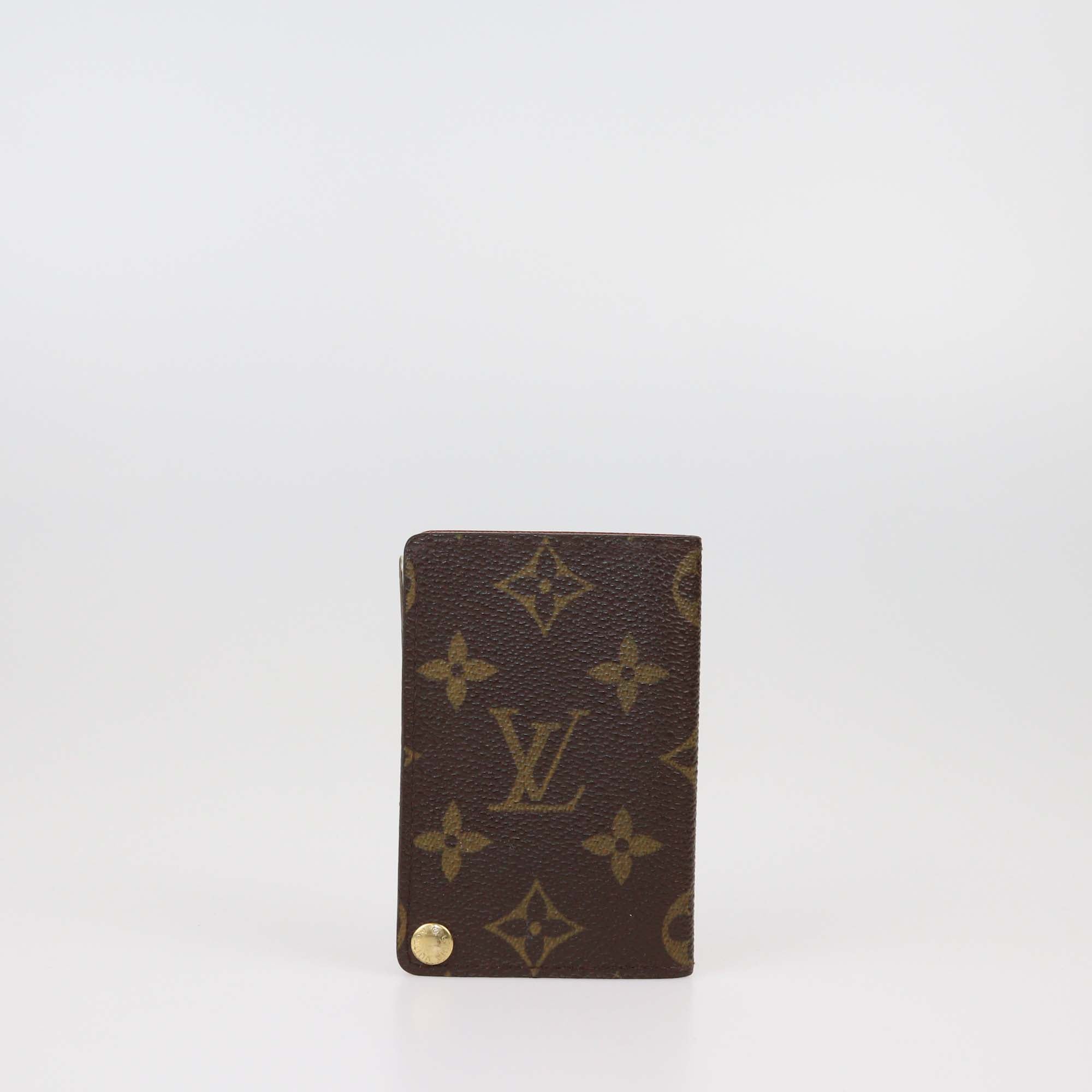 Louis Vuitton Monogram Canvas Porte Cartes Credit Pression Card Holder