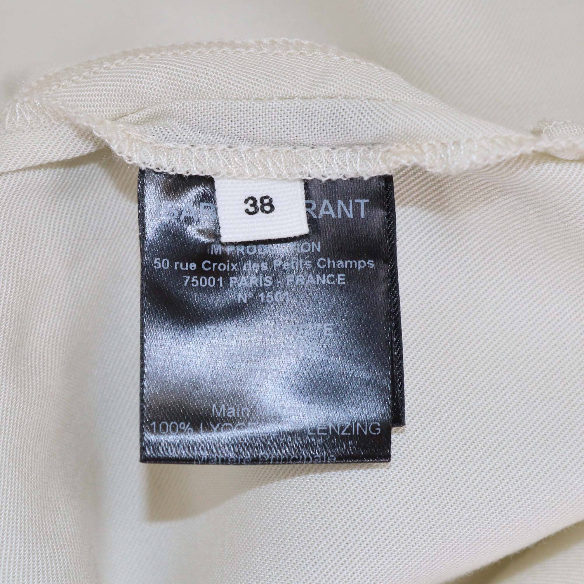 Isabel Marant Etoile Cream Berangere Long Sleeve Blouse & Pants Set Womens Isabel Marant Etoile