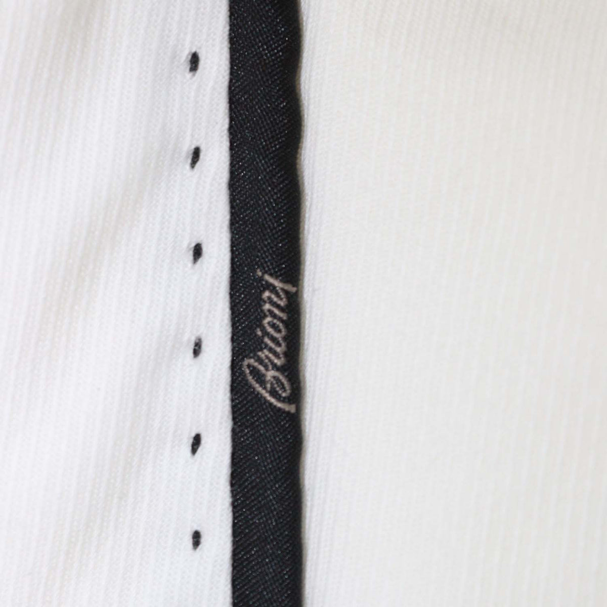 Brioni White Blend Linen Pleated Straight Leg Pants