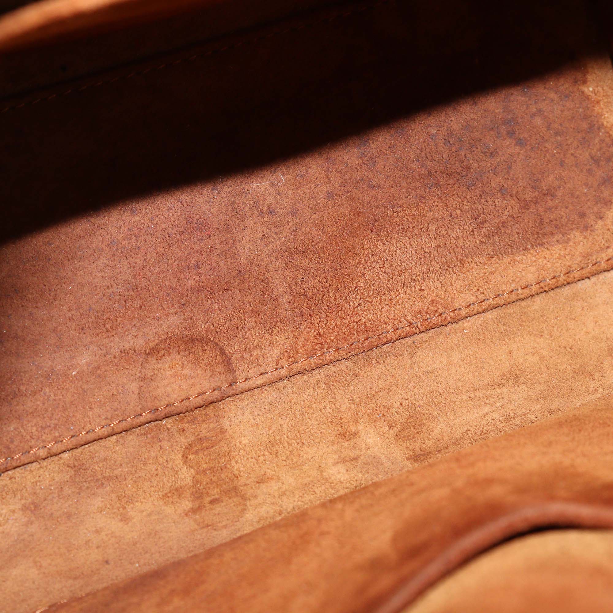 Christian Dior Brown Leather Small Diorever Top Handle Bag