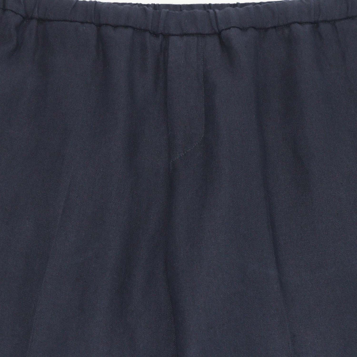 Loro Piana Navy Blue Linen Blend Marlyn Straight-Leg Trousers
