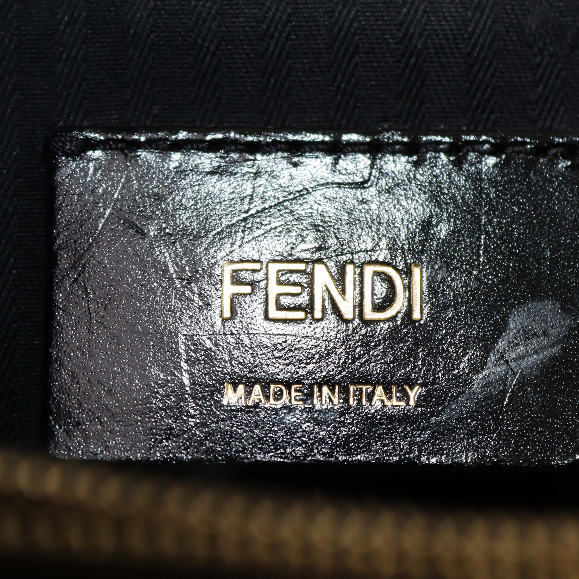 Fendi Black Leather Small 2Jours Tote