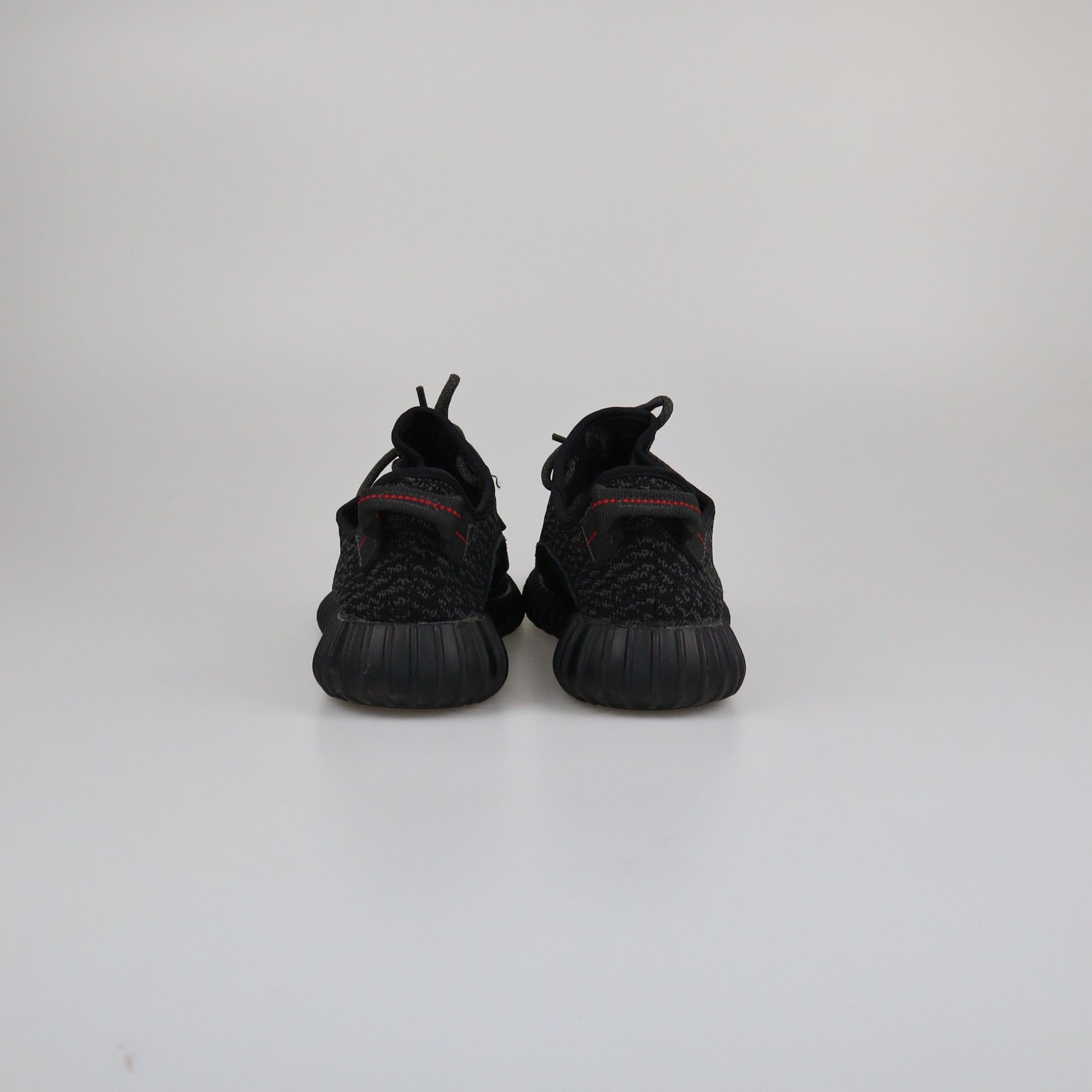 Yeezy x Adidas Black Knit Boost 350 Pirate Black Sneakers Womens Yeezy